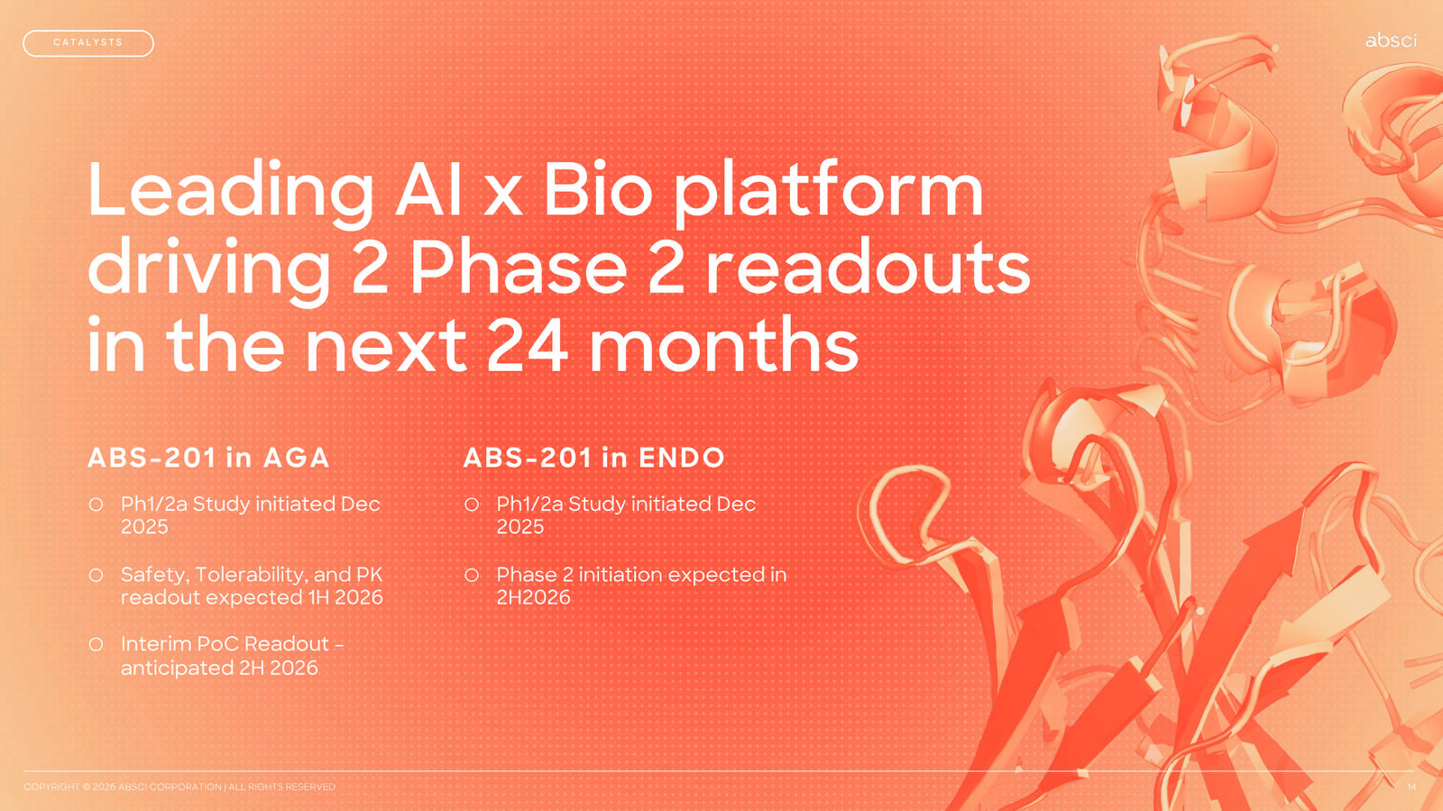 Corporate Presentation March 2026 — Generative AI Drug Creation — slide 14 of 79