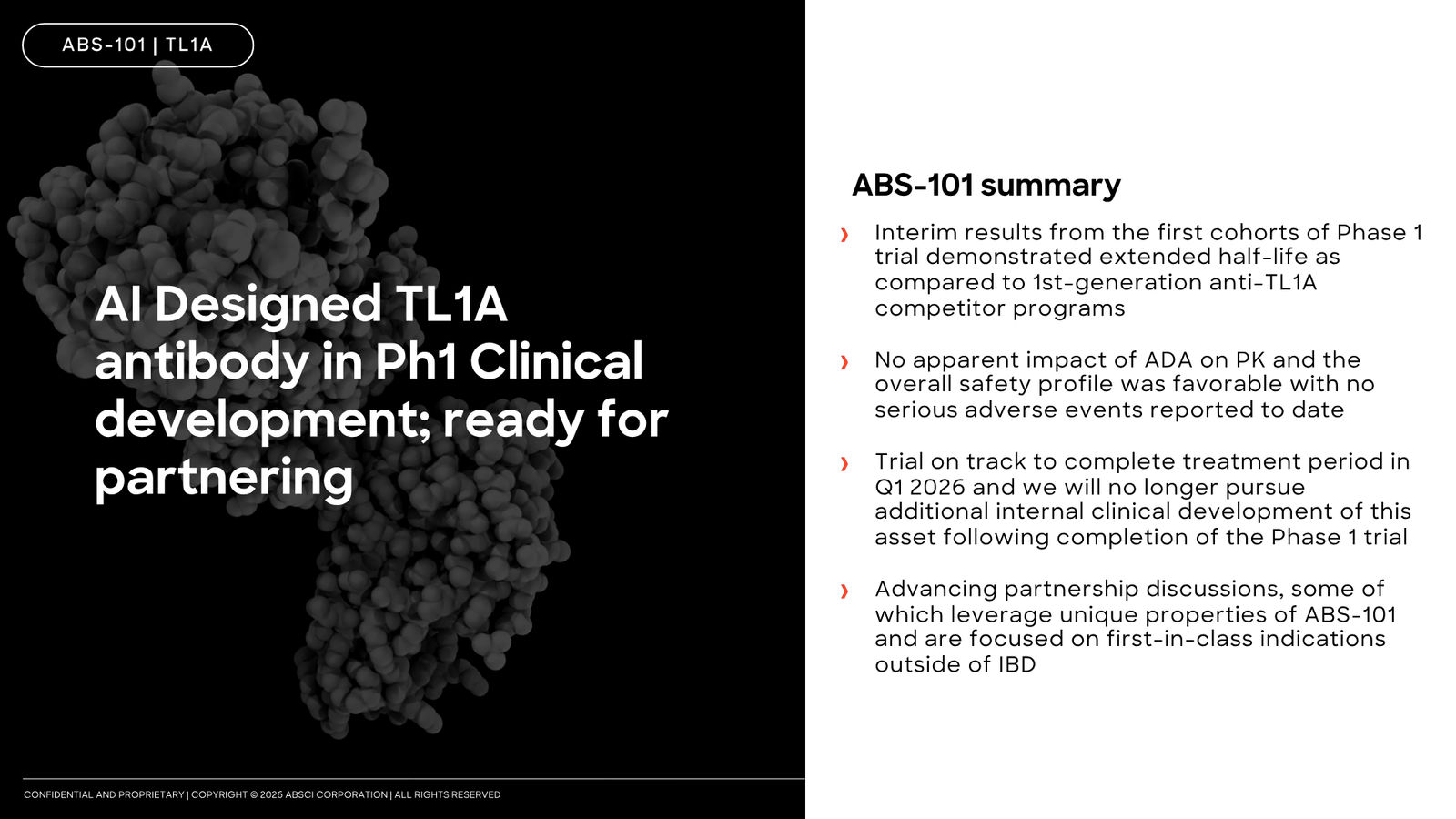 Corporate Presentation March 2026 — Generative AI Drug Creation — slide 41 of 79