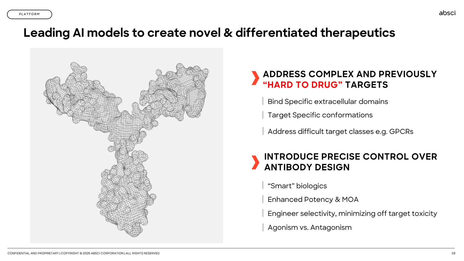 Corporate Presentation March 2026 — Generative AI Drug Creation — slide 59 of 79