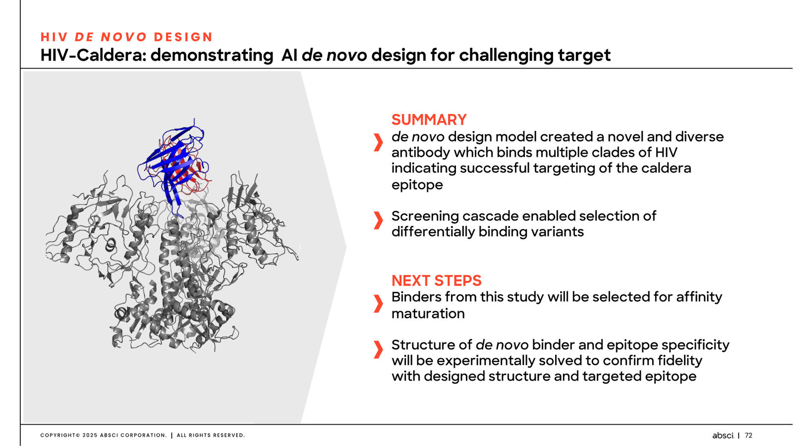 Corporate Presentation March 2026 — Generative AI Drug Creation — slide 72 of 79
