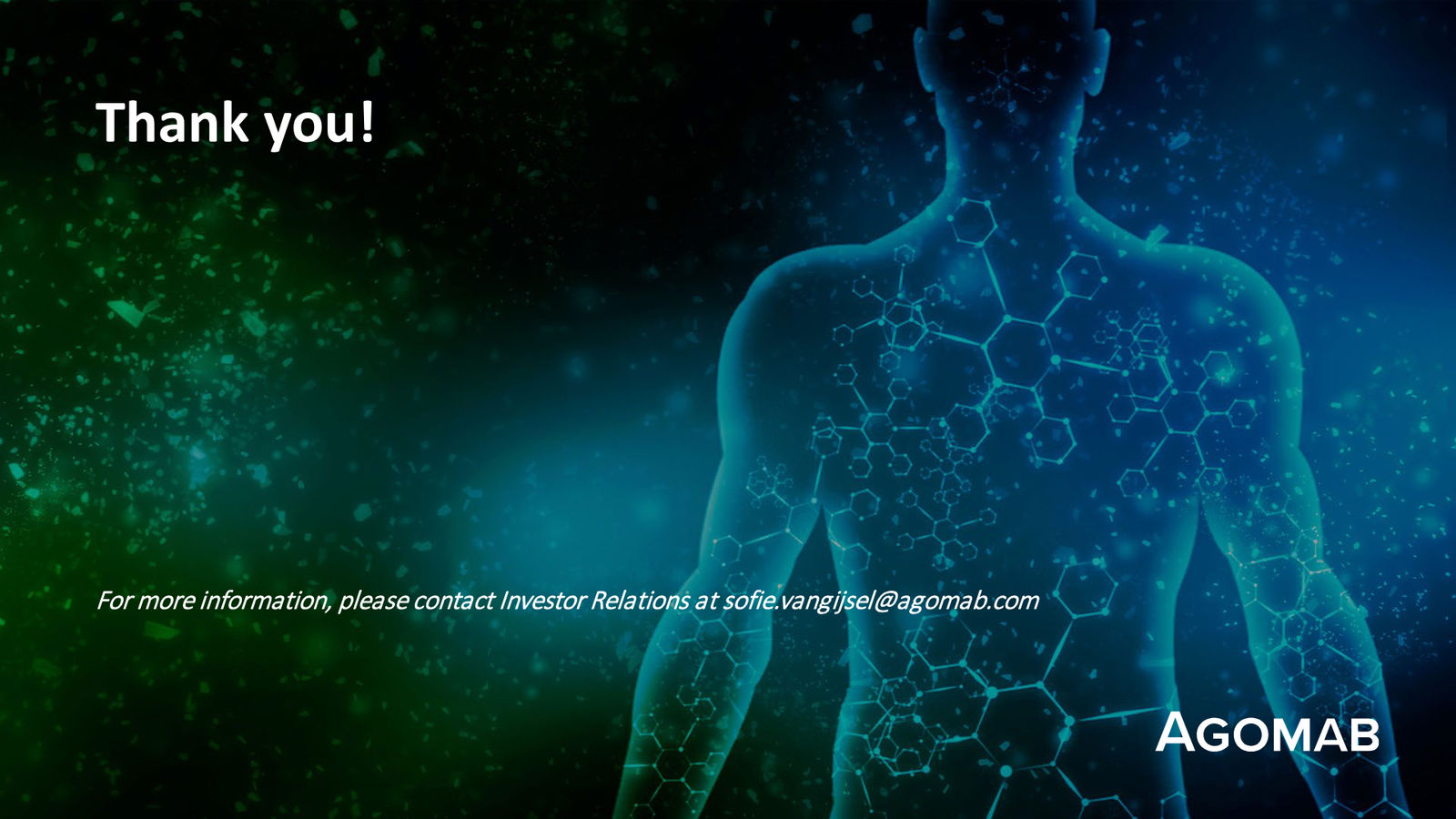 Agomab Investor Presentation — slide 50 of 50