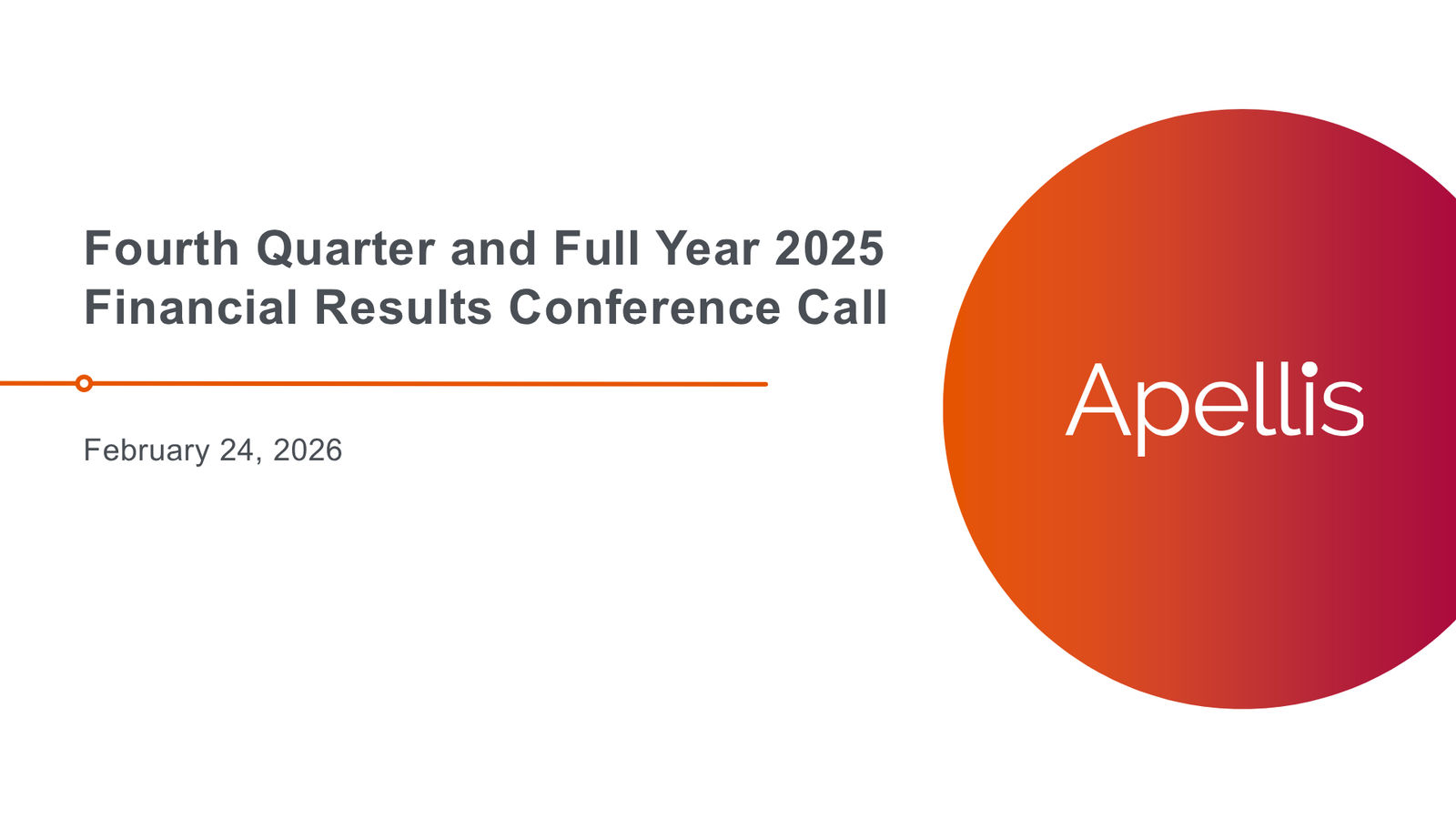 Fourth Quarter and Full Year 2025 Financial Results — slide 19 of 19