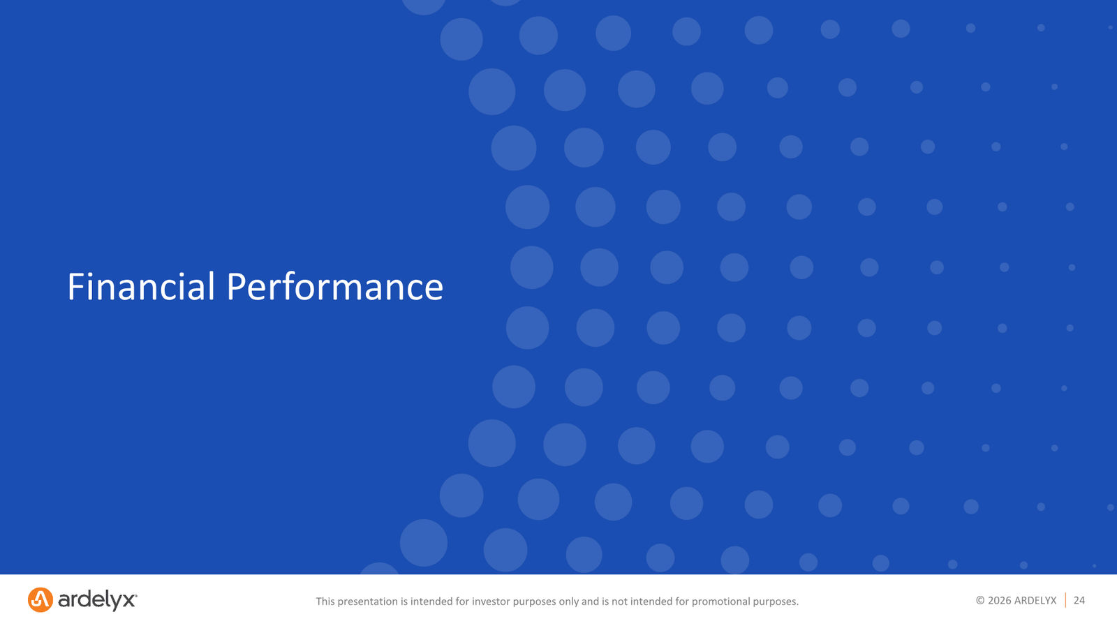 Ardelyx Corporate Presentation — May 2026 — slide 24 of 30