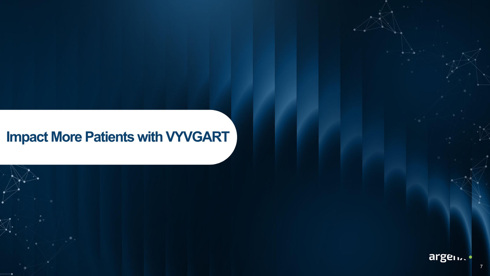 argenx Corporate Presentation March 2026 — slide 7 of 25