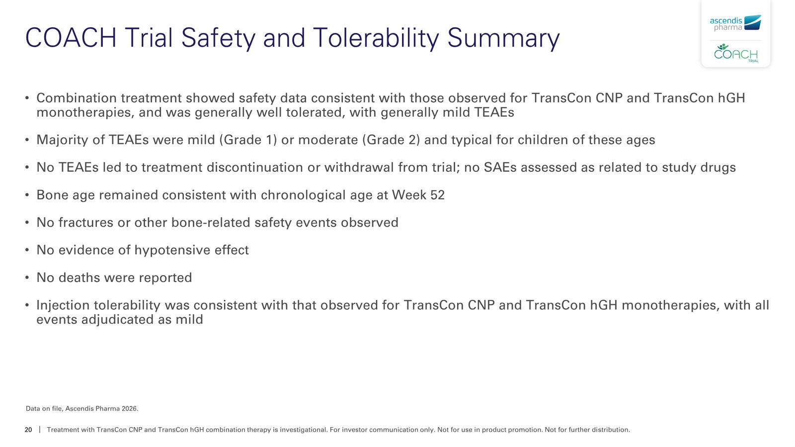 Ascendis Pharma Corporate Presentation — slide 20 of 30