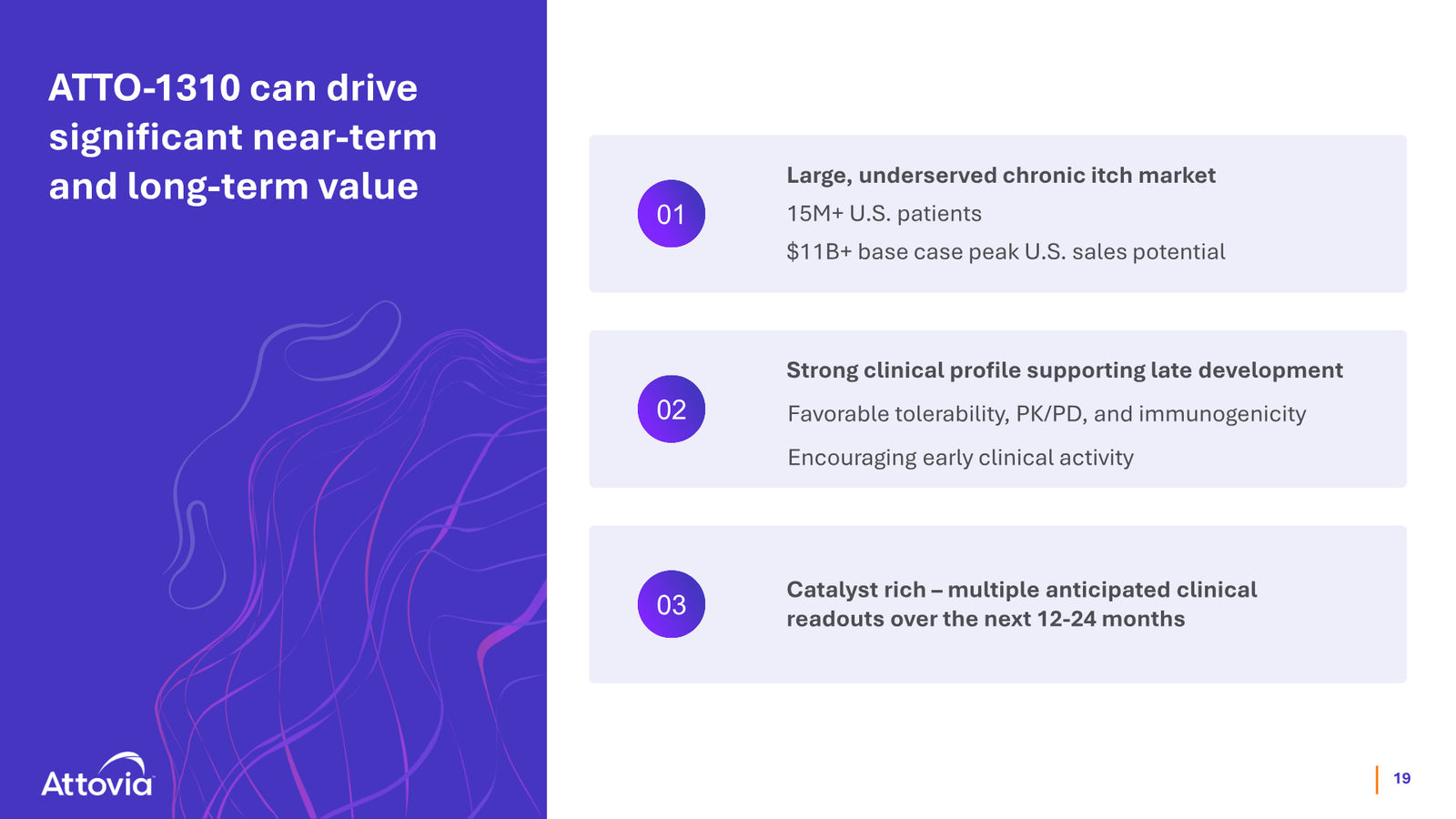 Attovia Corporate Presentation — slide 19 of 28