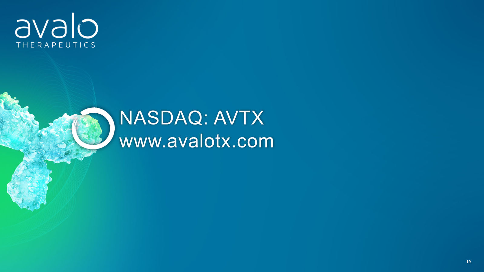 Avalo Corporate Presentation March 2026 — slide 19 of 21