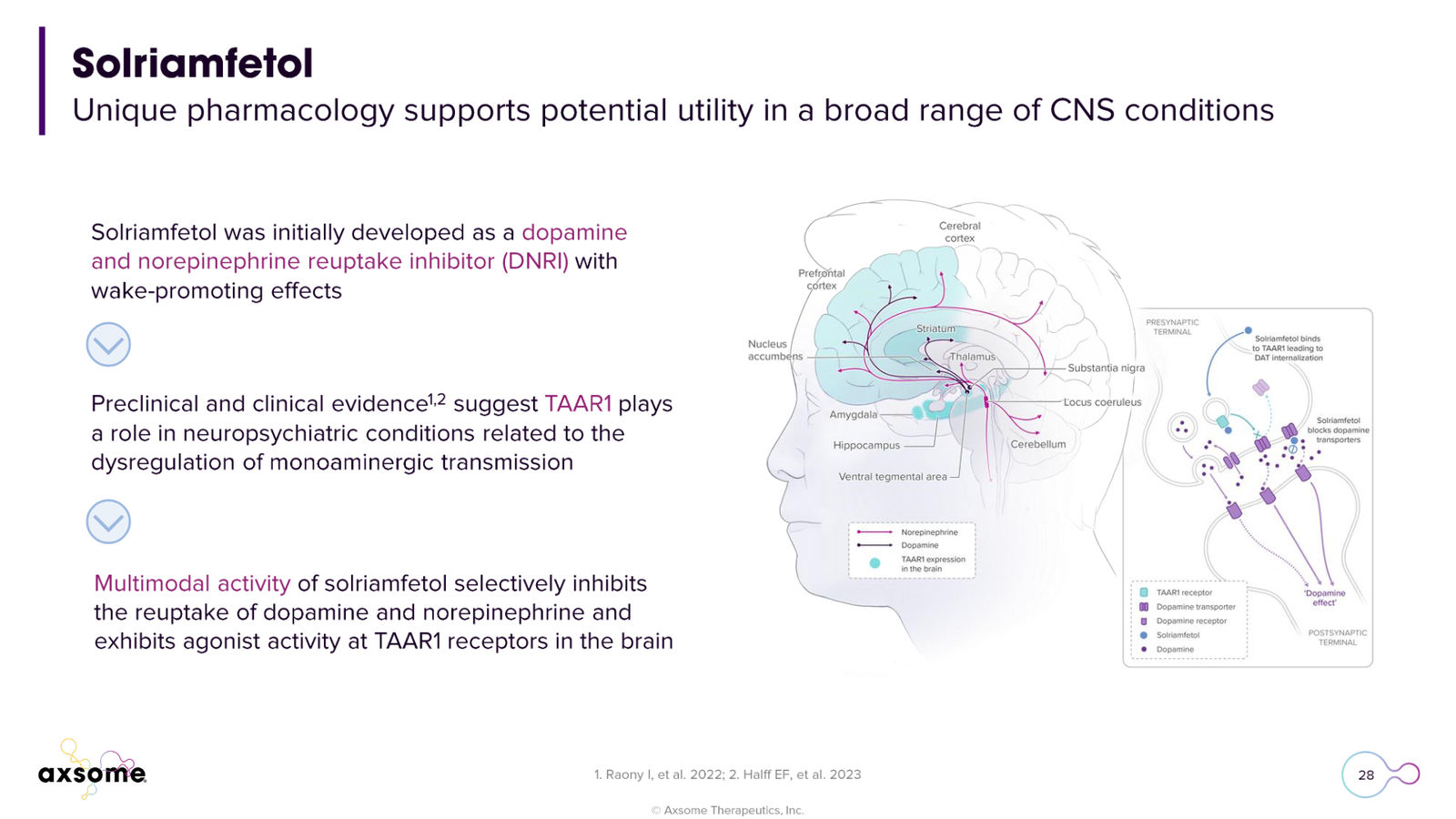Axsome Therapeutics Corporate Presentation — slide 28 of 49