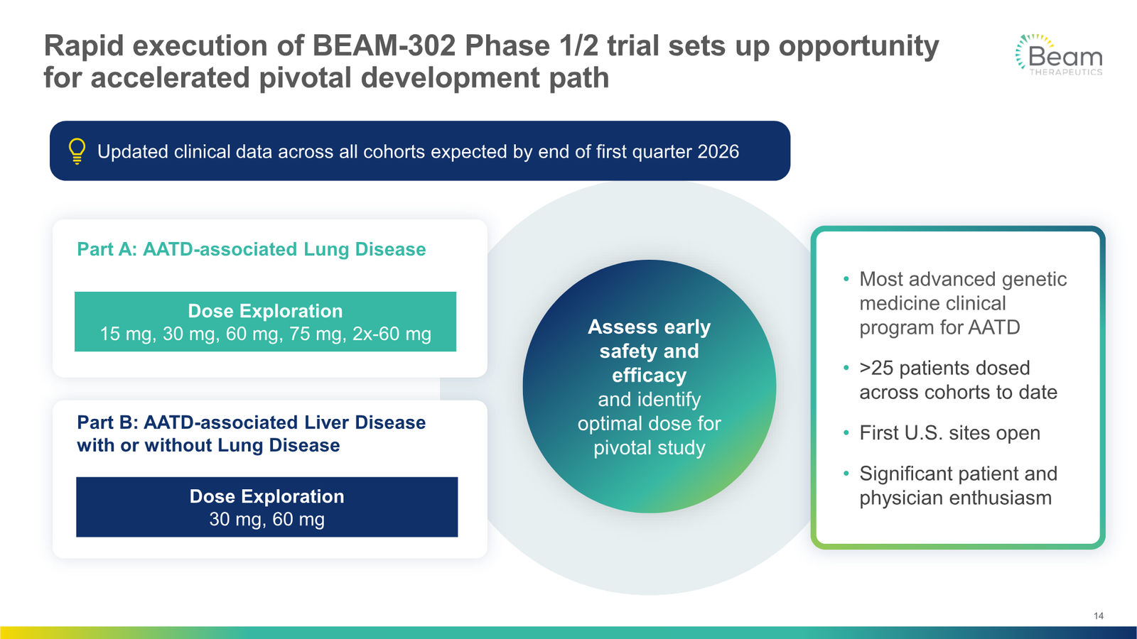 Beam Therapeutics Corporate Presentation — slide 14 of 27