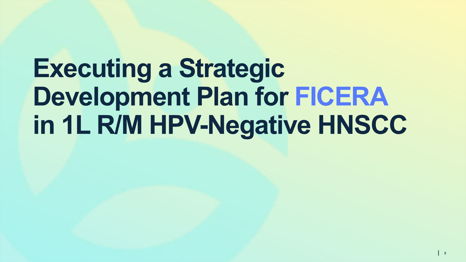 Bicara Therapeutics Corporate Presentation — slide 8 of 36