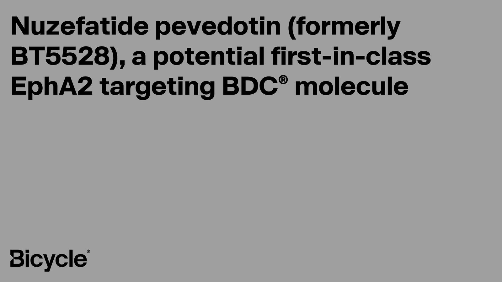 Bicycle Therapeutics Corporate Presentation — slide 9 of 53