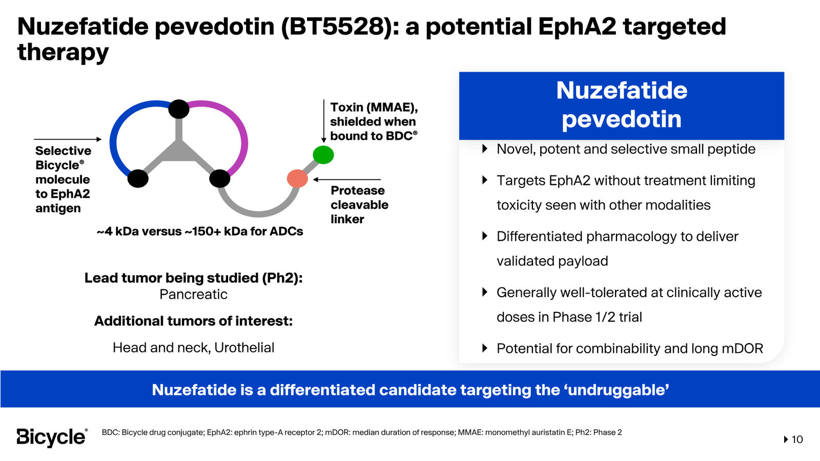 Bicycle Therapeutics Corporate Presentation — slide 10 of 53