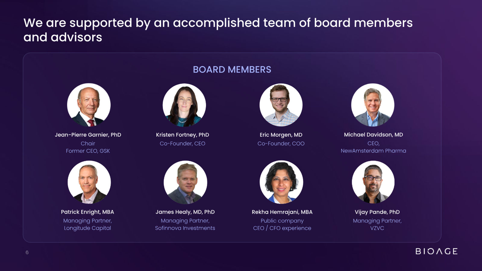 BioAge Labs Corporate Presentation — slide 6 of 62