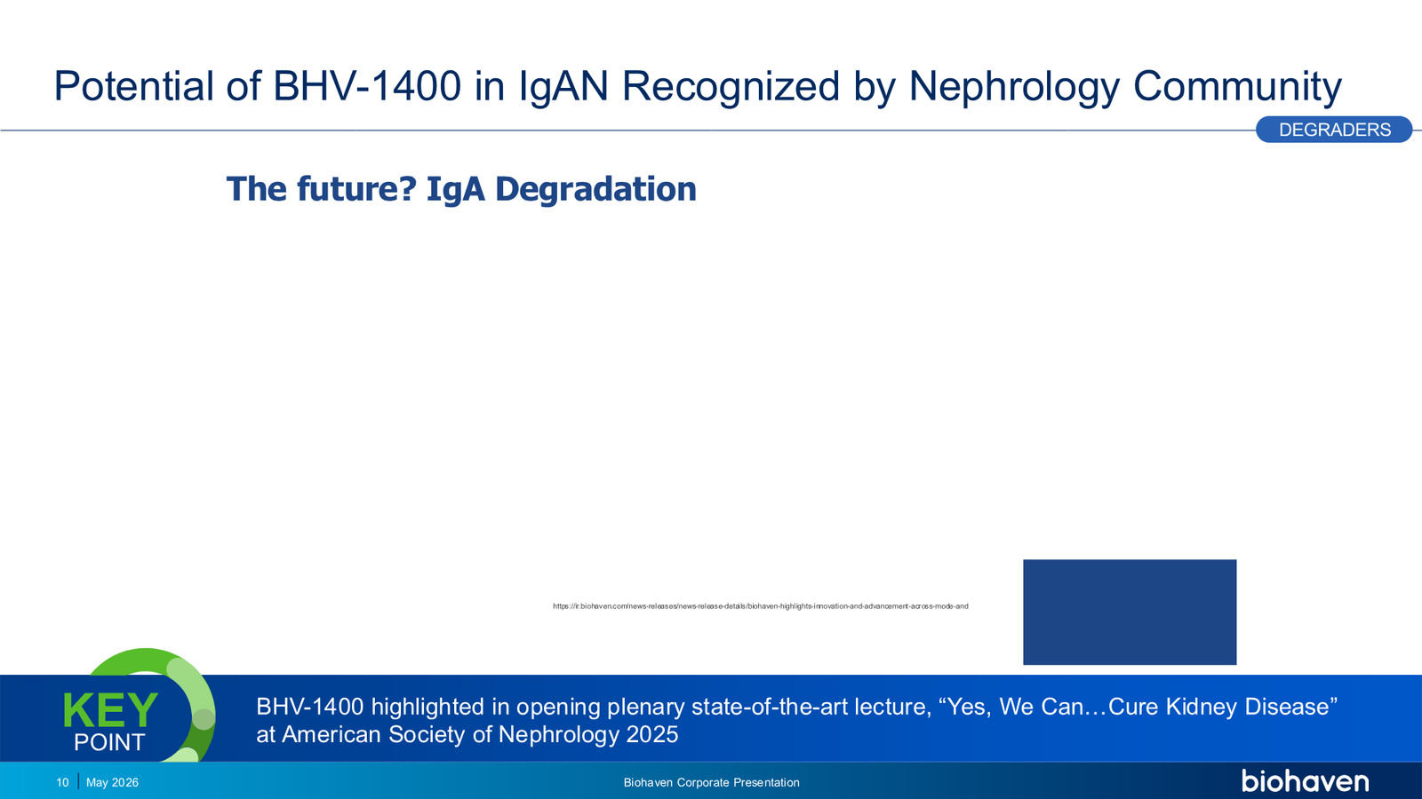 Biohaven Corporate Presentation January 2026 — slide 10 of 87