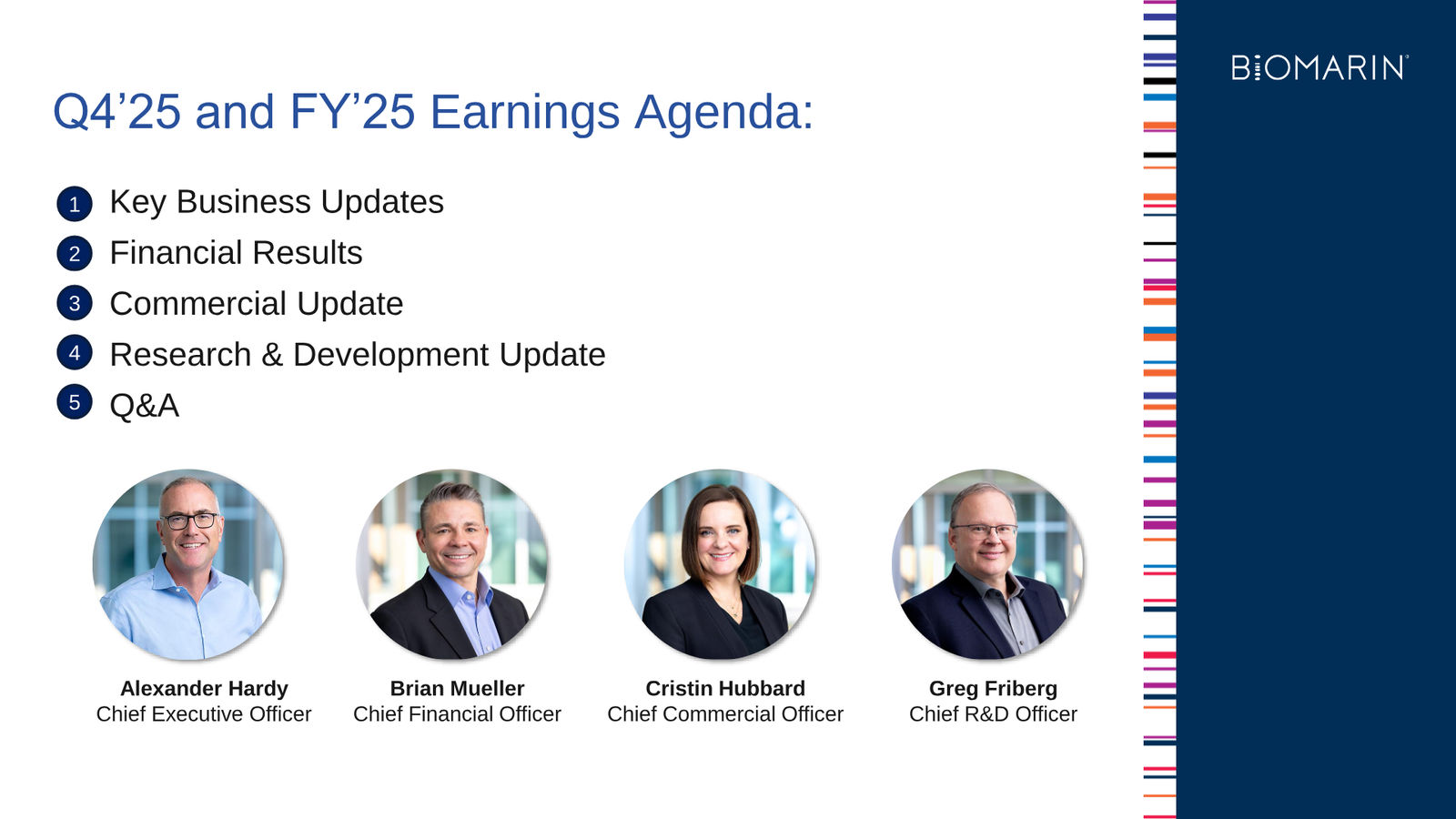 BioMarin Q4 2025 Earnings Presentation — slide 3 of 22