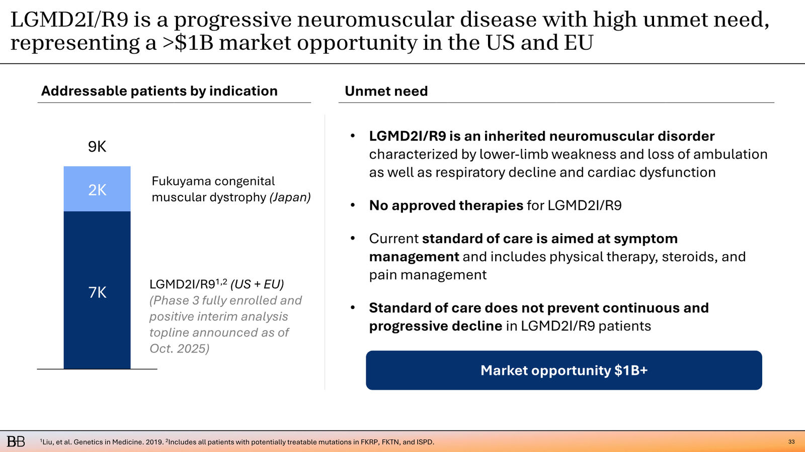 BridgeBio Corporate Presentation February 2026 — slide 34 of 92