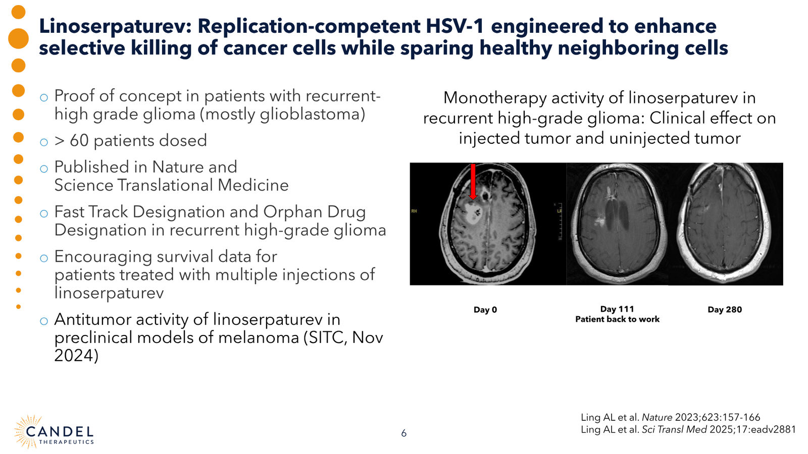 Candel Therapeutics Corporate Presentation — slide 7 of 73