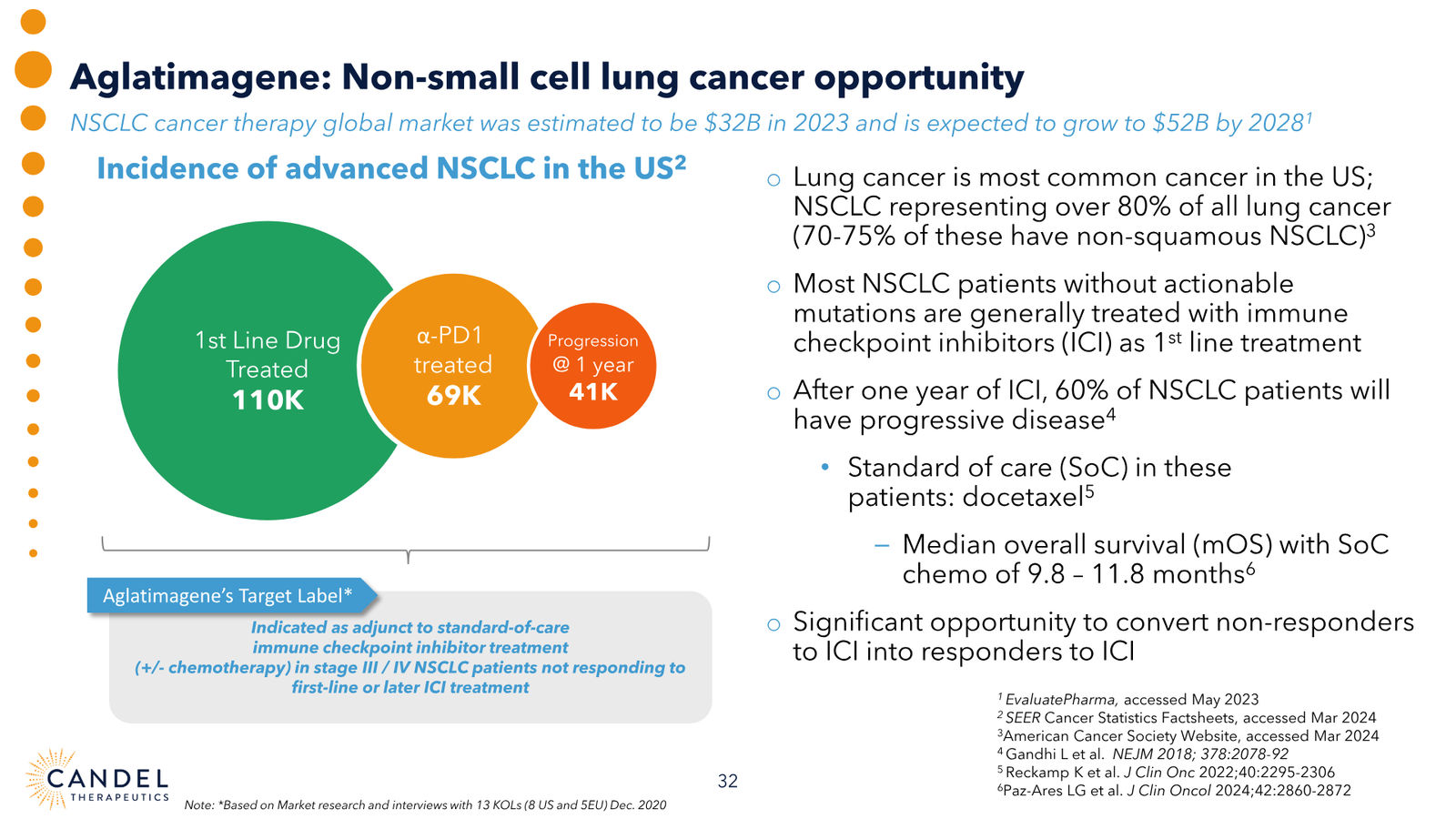 Candel Therapeutics Corporate Presentation — slide 33 of 73