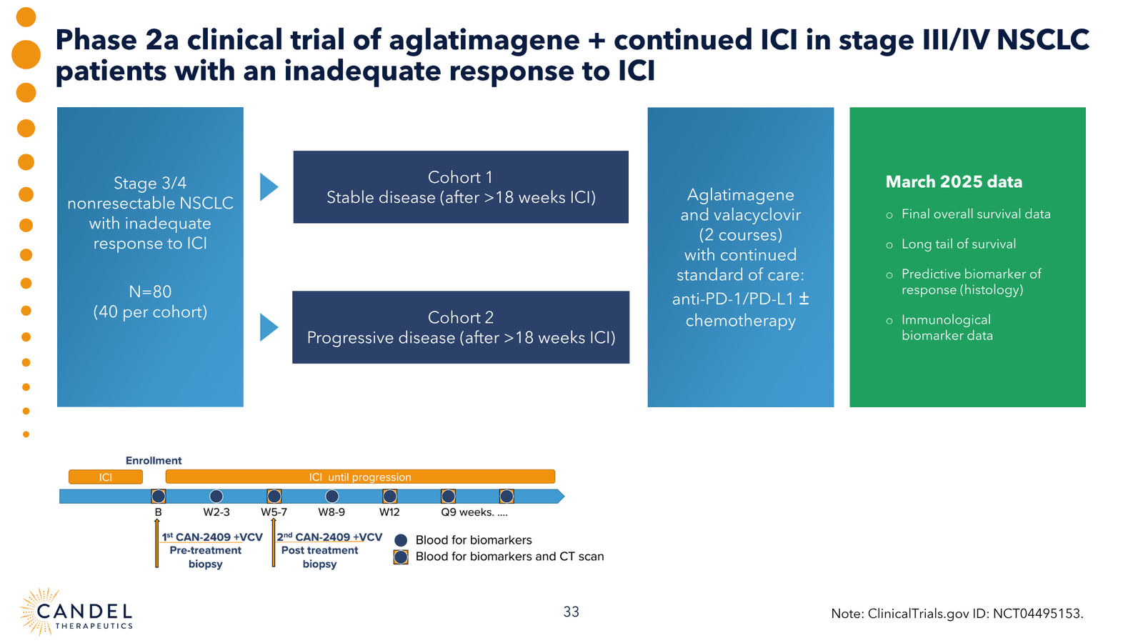 Candel Therapeutics Corporate Presentation — slide 34 of 73