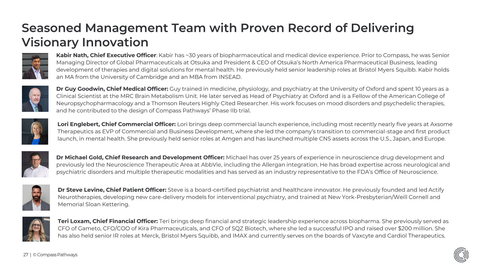 Transforming Mental Health Care Investor Presentation March 2026 — slide 27 of 31