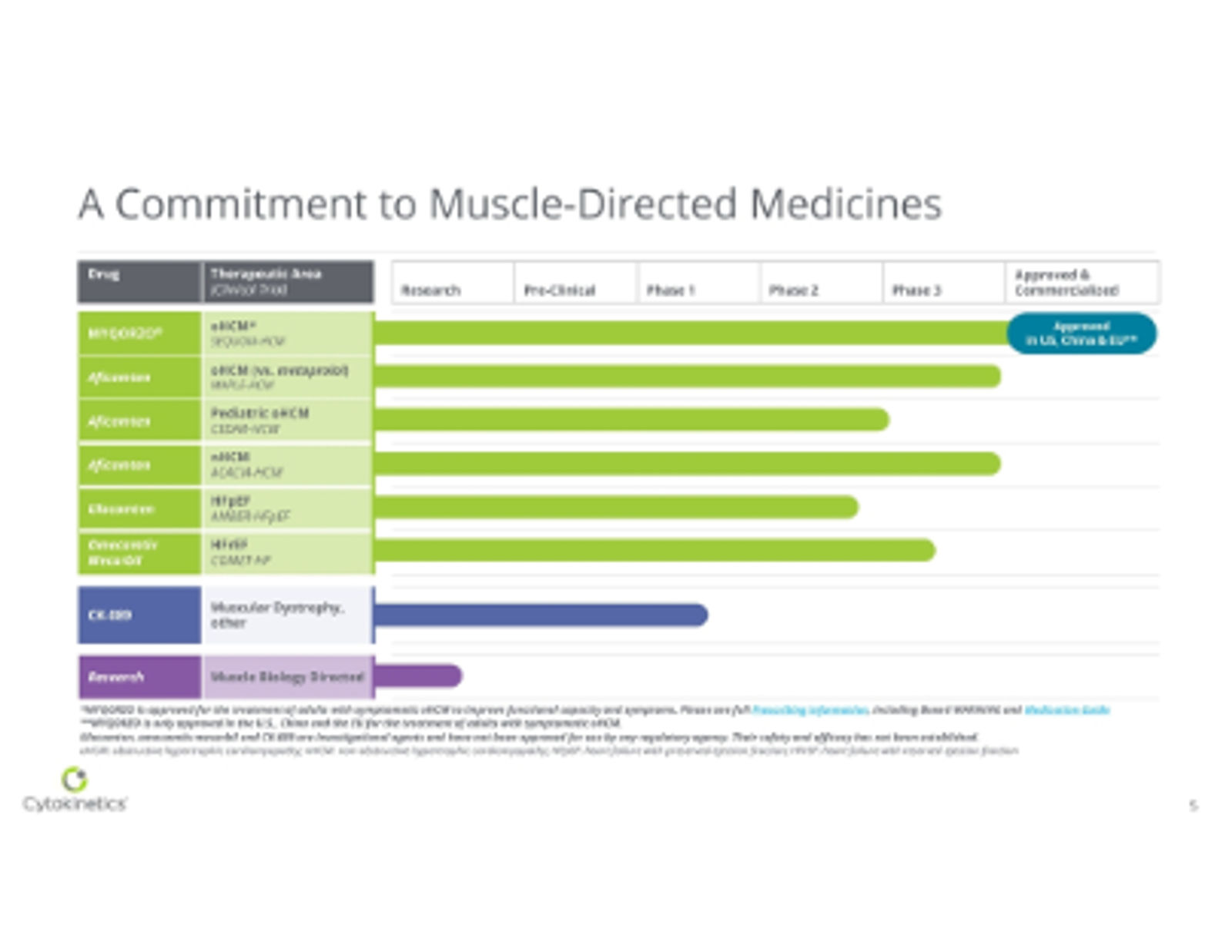 Cytokinetics Corporate Presentation May 2026 — slide 5 of 37