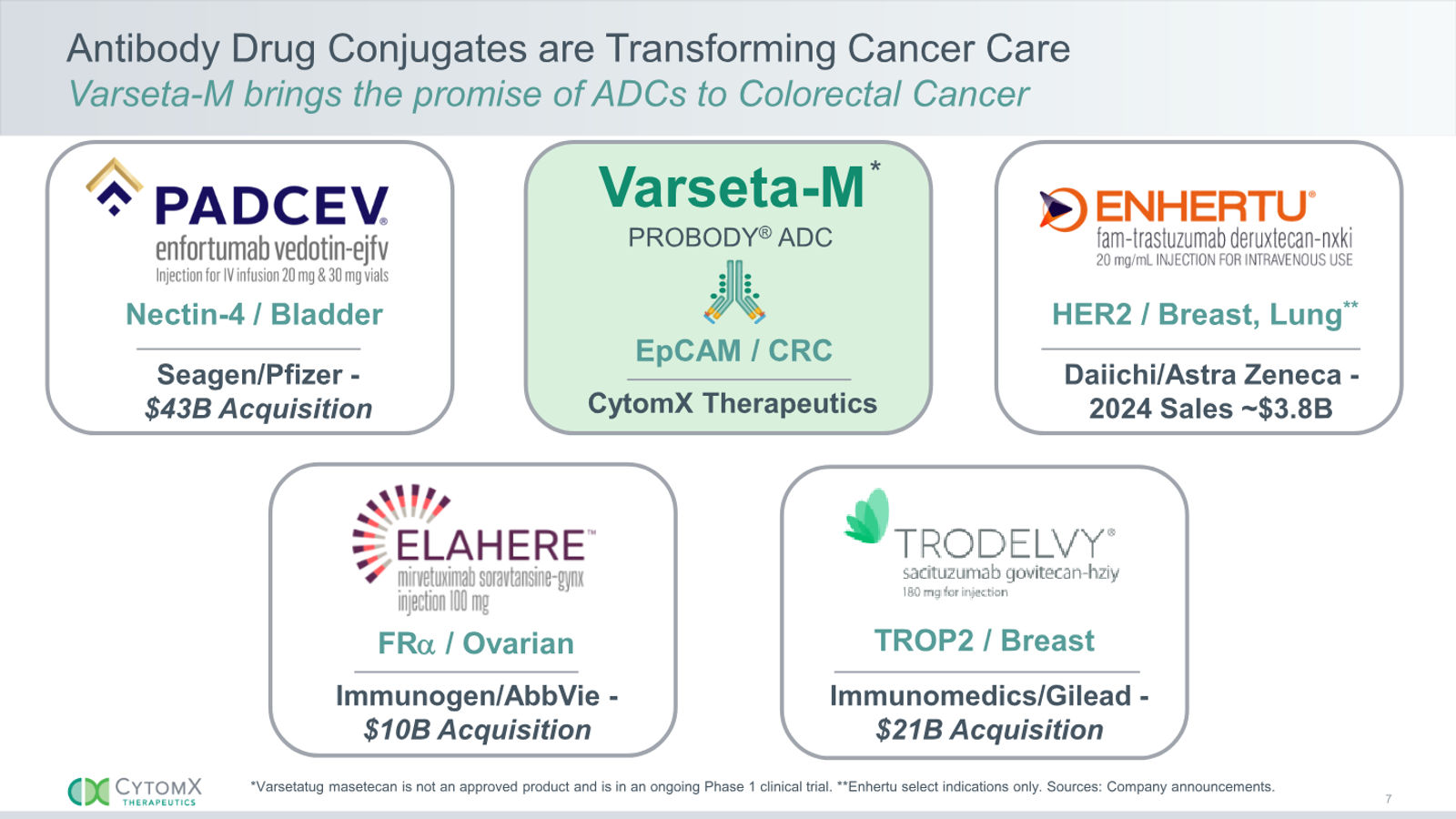 CytomX Therapeutics JP Morgan 2026 — slide 7 of 32