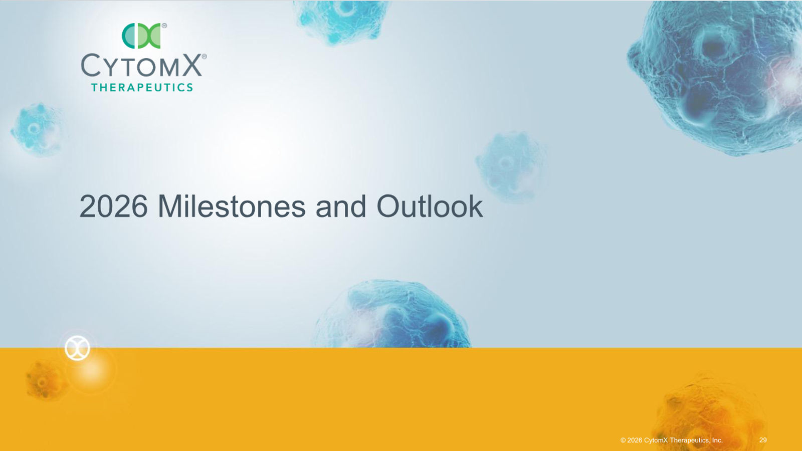 CytomX Therapeutics JP Morgan 2026 — slide 29 of 32