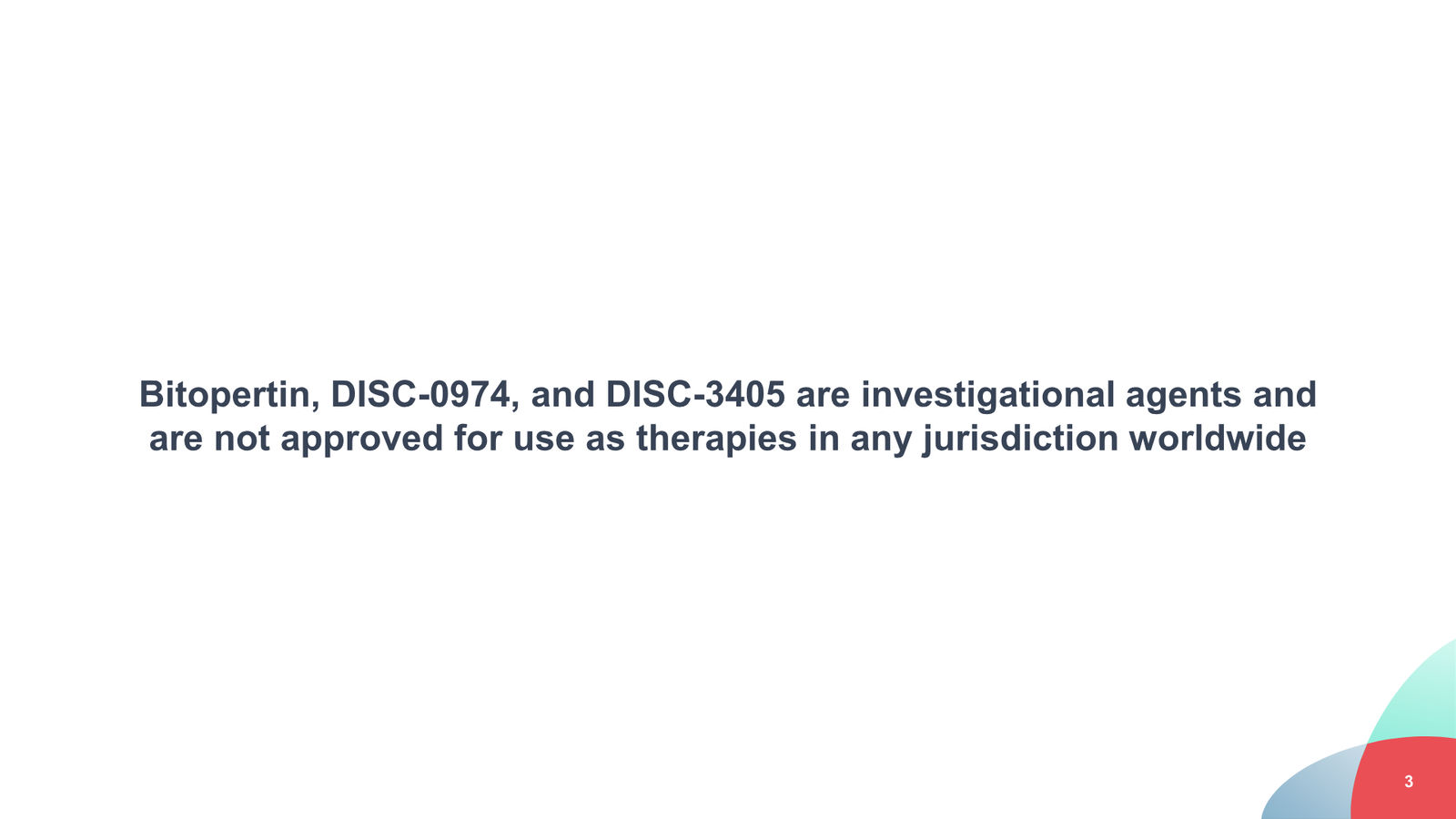 Disc Medicine Corporate Presentation — slide 3 of 58