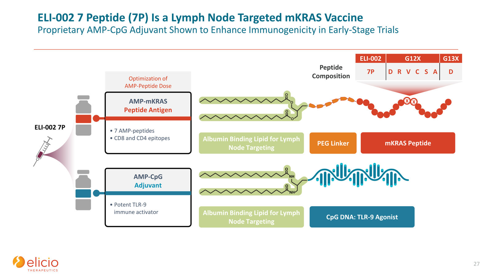 Elicio Therapeutics Corporate Deck — January 2026 — slide 27 of 50