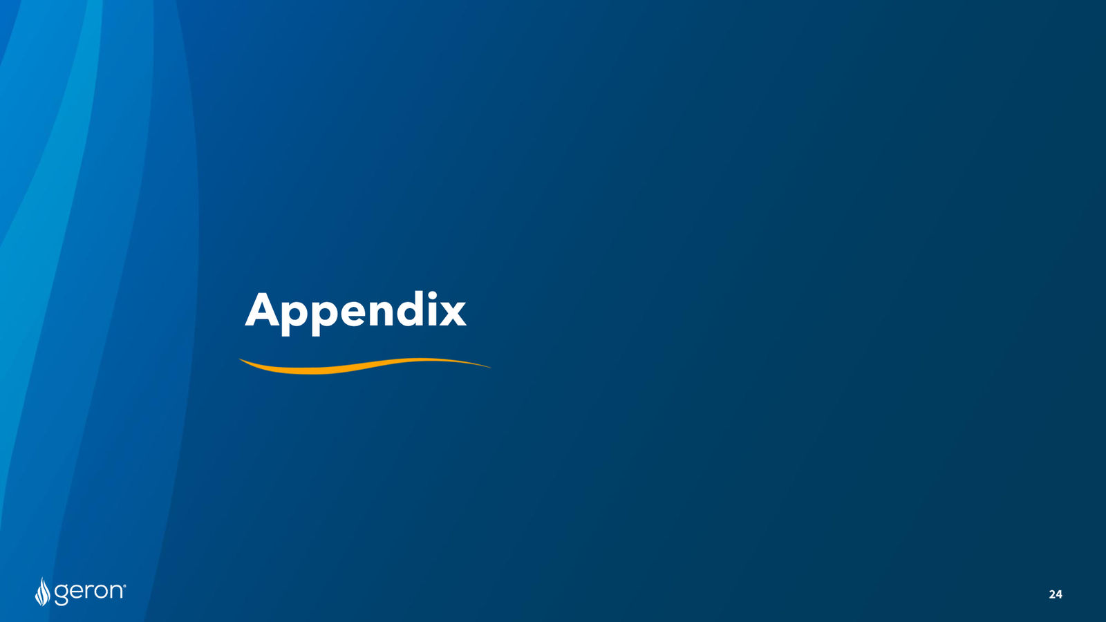 Geron Corporate Presentation February 2026 — slide 24 of 25