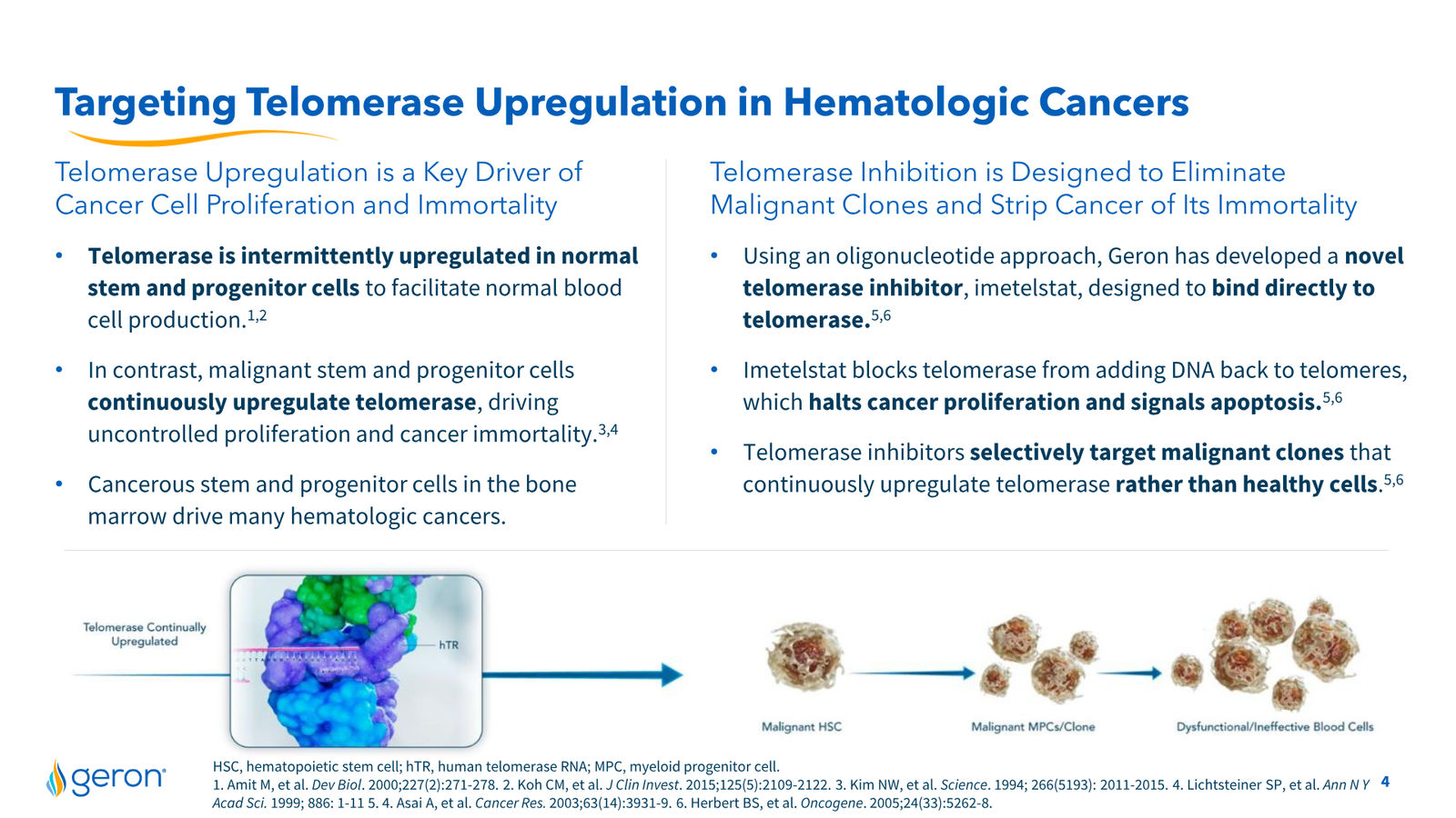 Geron August 2026 Corporate Presentation — slide 4 of 31