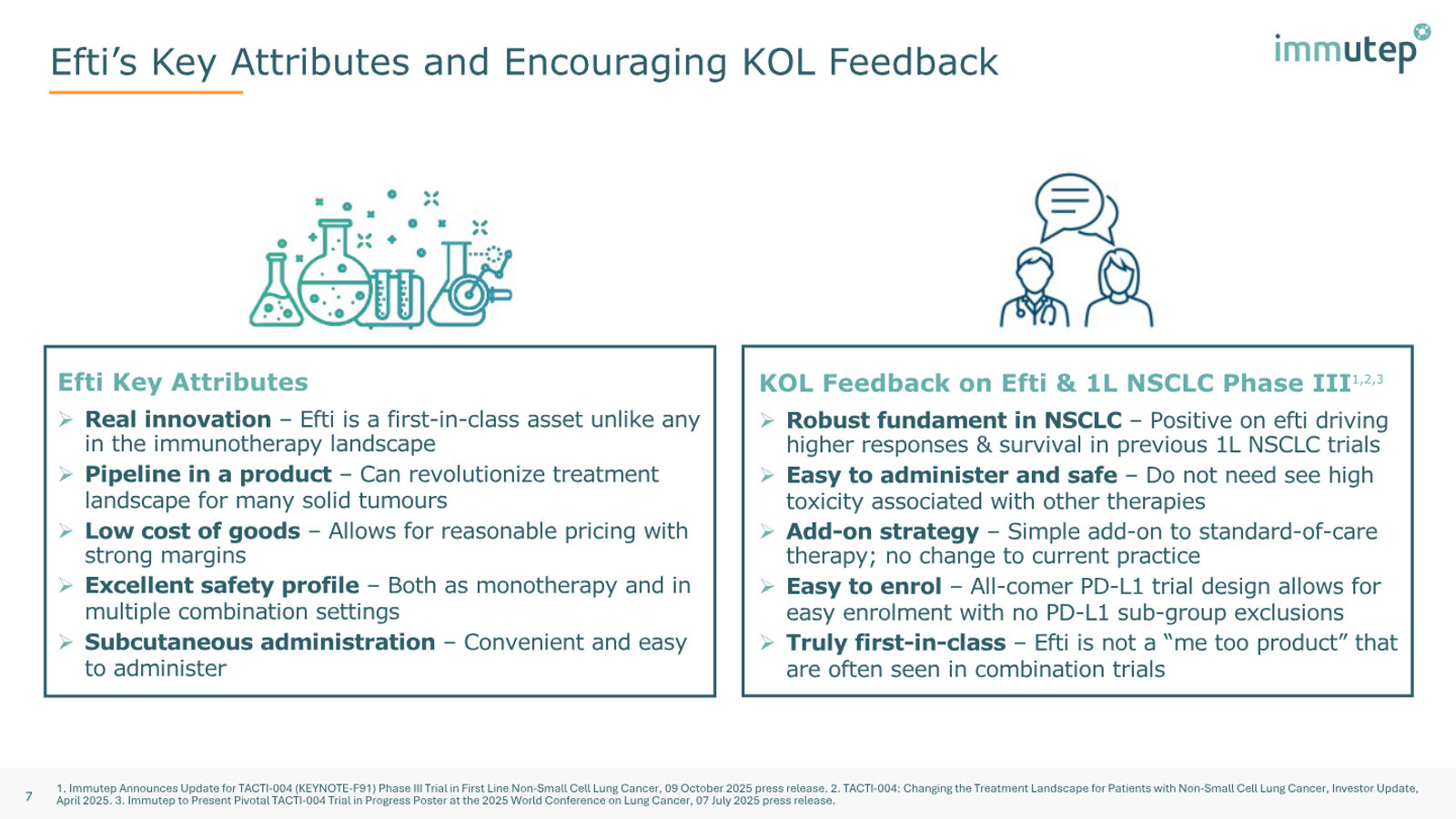 Immutep Corporate Presentation — February 2026 — slide 7 of 39
