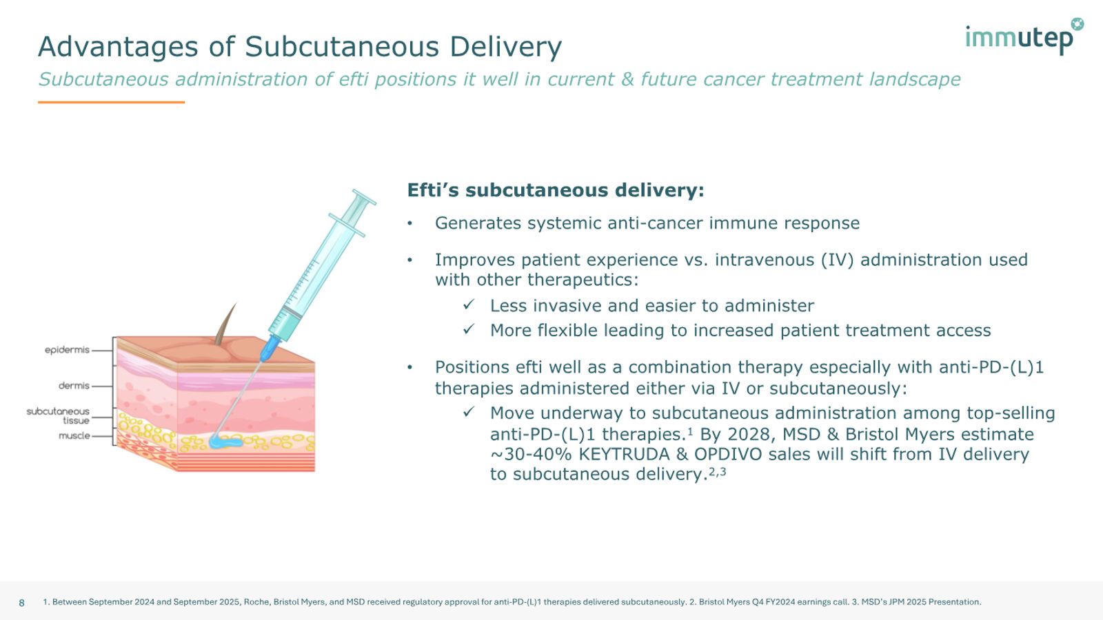Immutep Corporate Presentation — February 2026 — slide 8 of 39