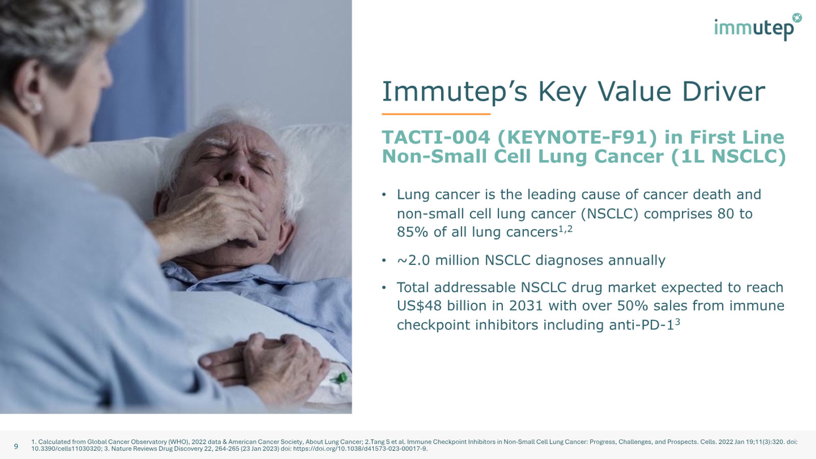 Immutep Corporate Presentation — February 2026 — slide 9 of 39