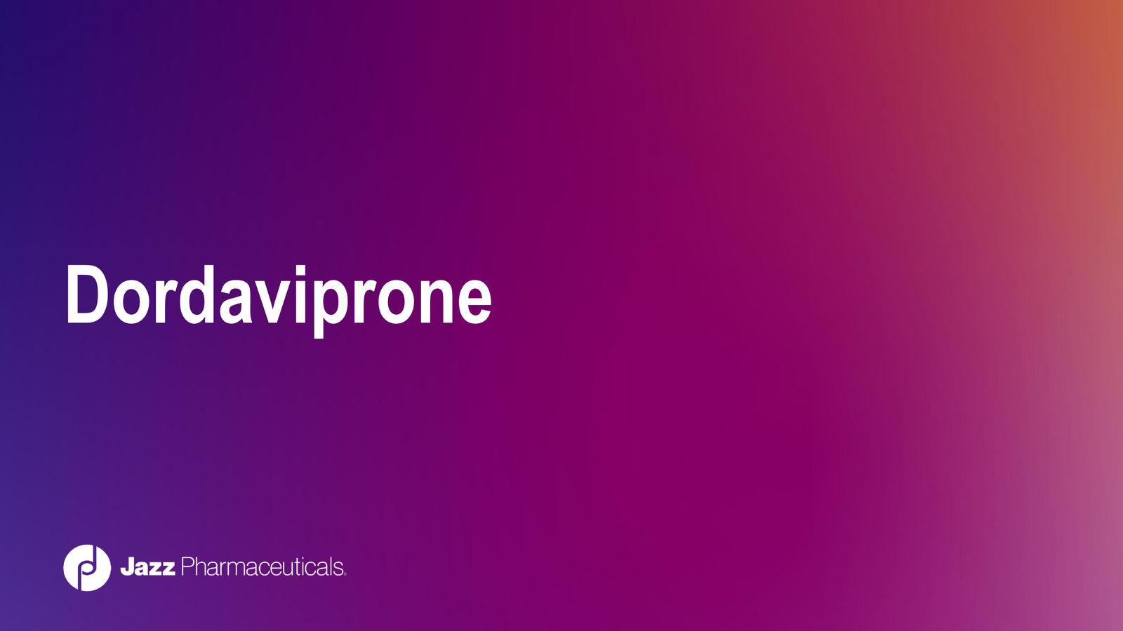 Jazz Pharmaceuticals Corporate Overview — slide 24 of 42