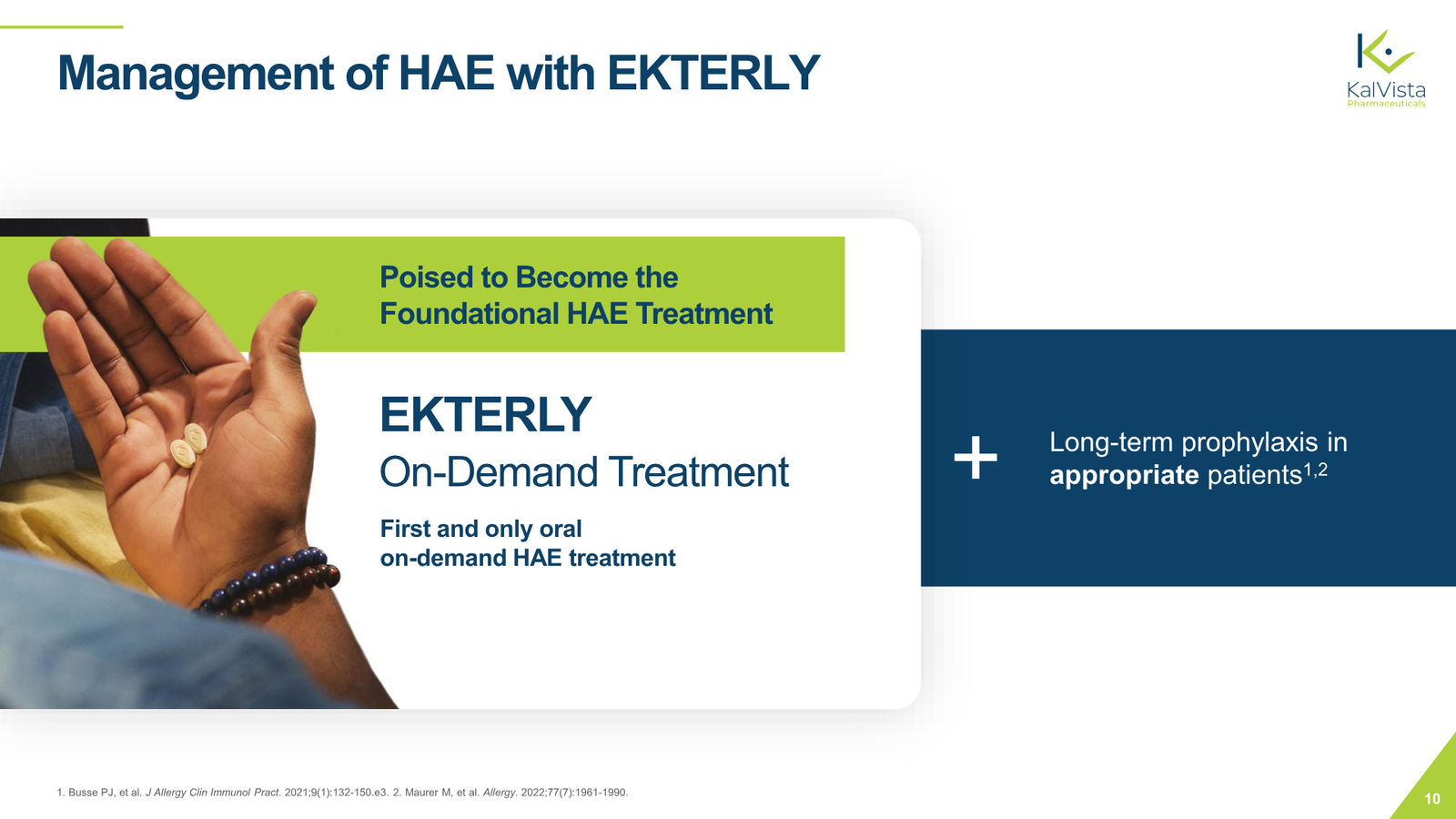 KalVista Corporate Presentation March 2026 — slide 10 of 20