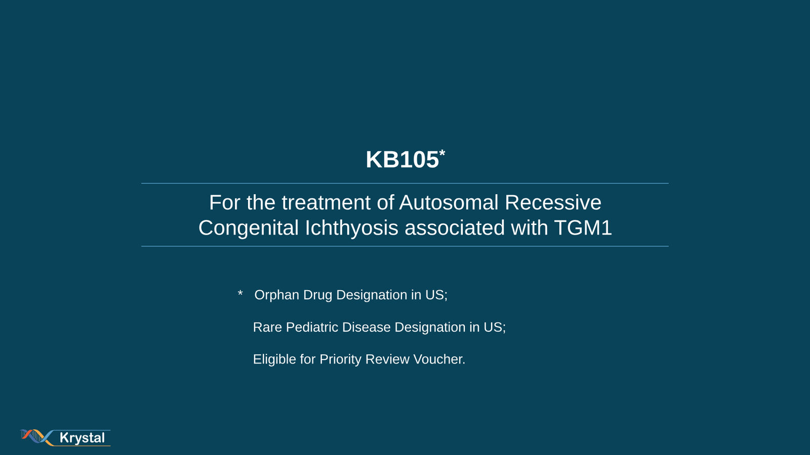 Krystal Biotech Corporate Presentation Q3 2019 — slide 23 of 43