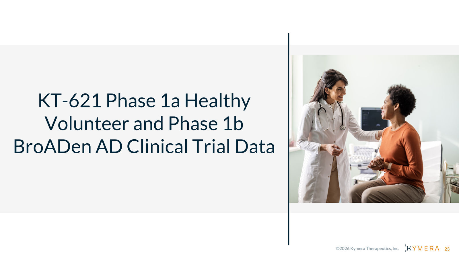 Kymera Therapeutics Corporate Presentation — February 2026 — slide 23 of 71