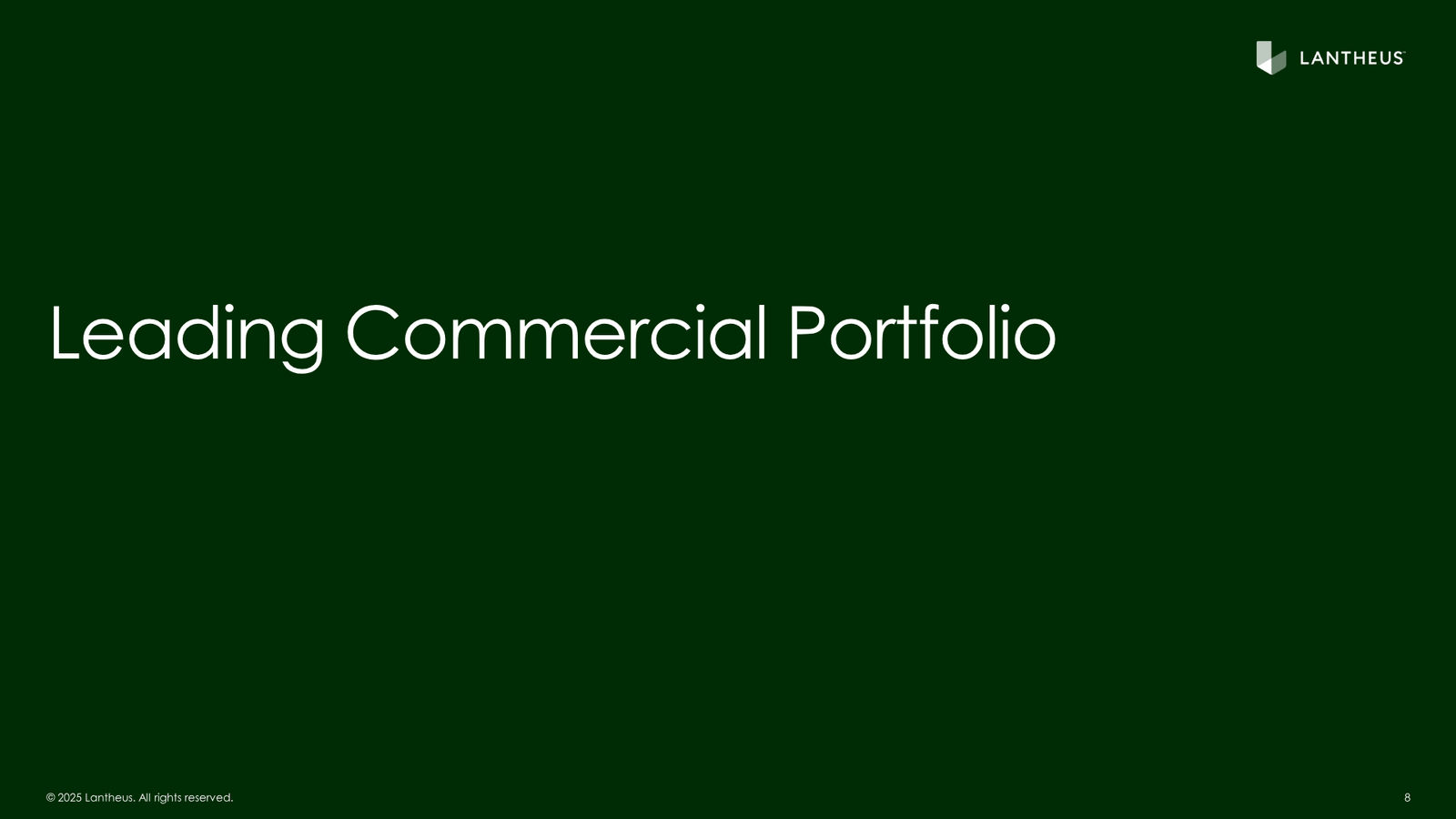 Lantheus Investor Presentation — slide 8 of 55