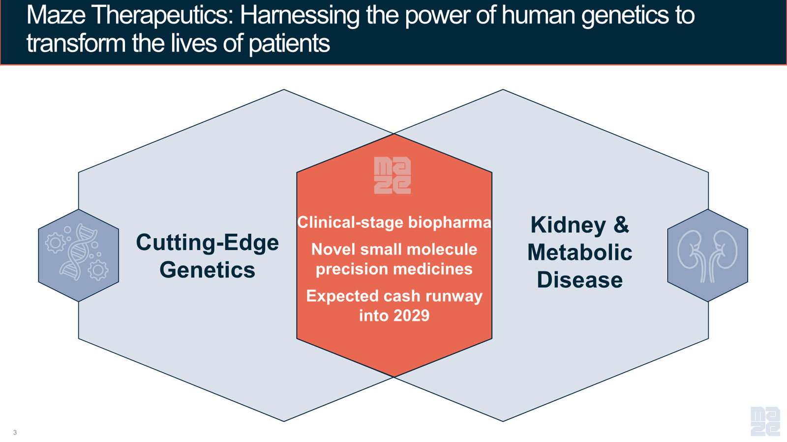 Maze Therapeutics Corporate Presentation — April 2026 — slide 3 of 37