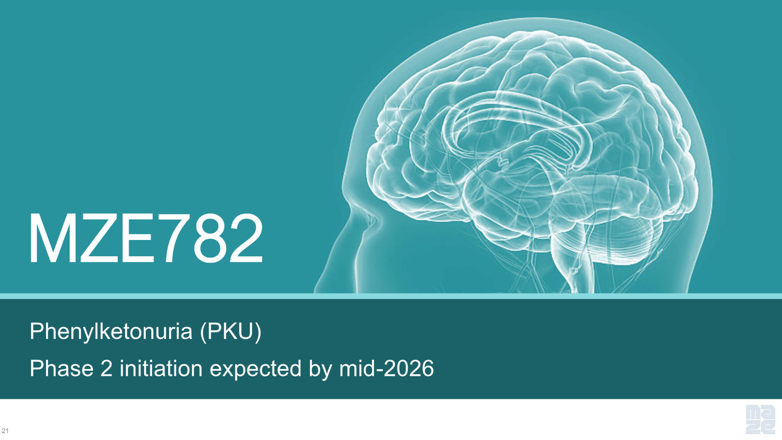 Maze Therapeutics Corporate Presentation — April 2026 — slide 21 of 37