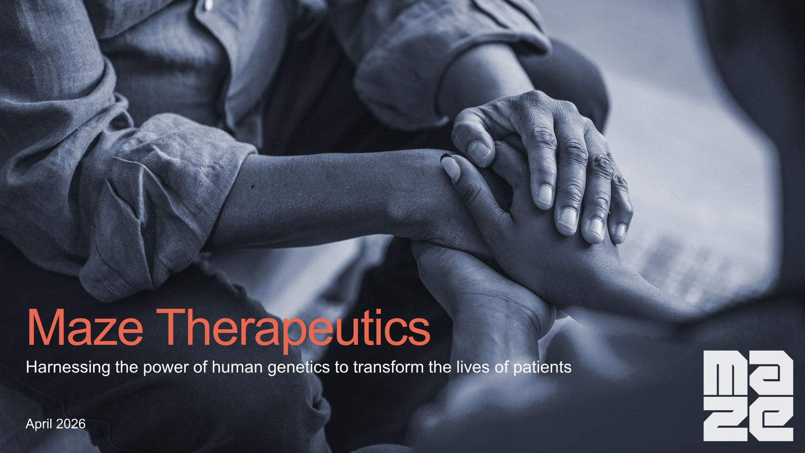 Maze Therapeutics Corporate Presentation — April 2026 — slide 37 of 37