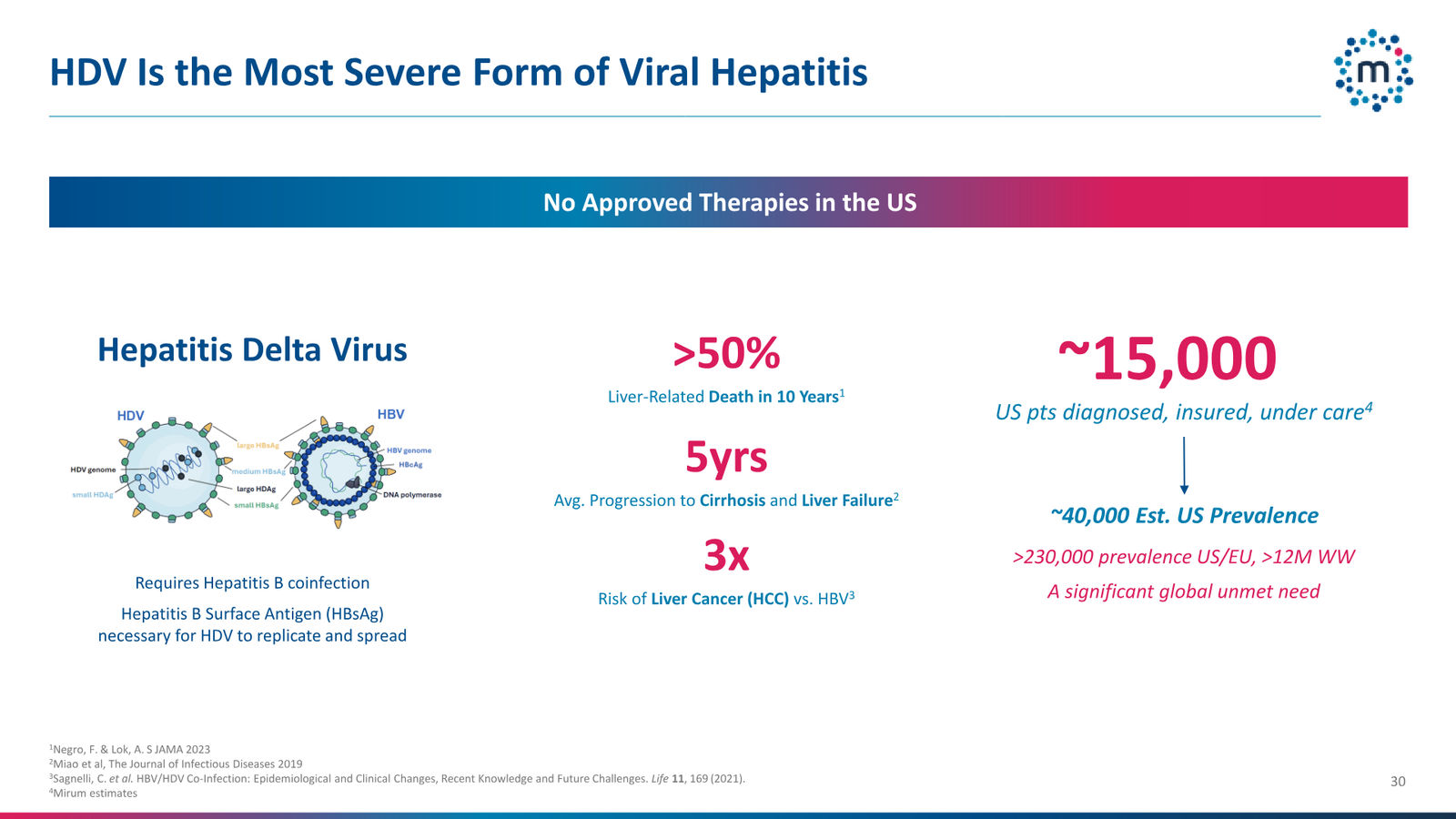 Mirum Corporate Presentation April 2026 — slide 30 of 63