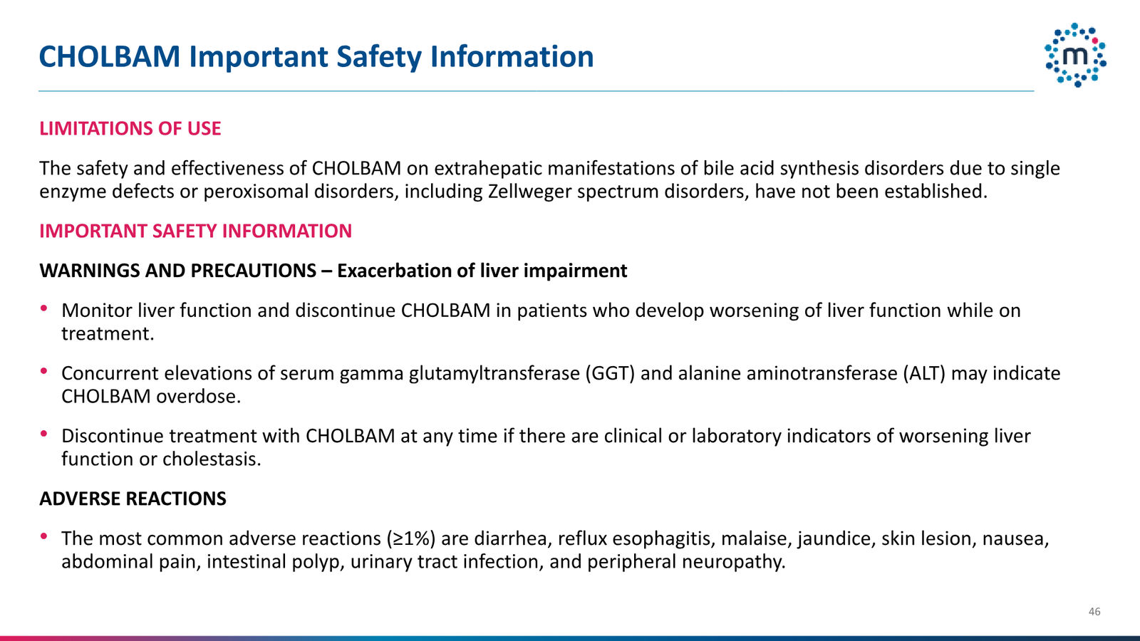 Mirum Corporate Presentation April 2026 — slide 46 of 63