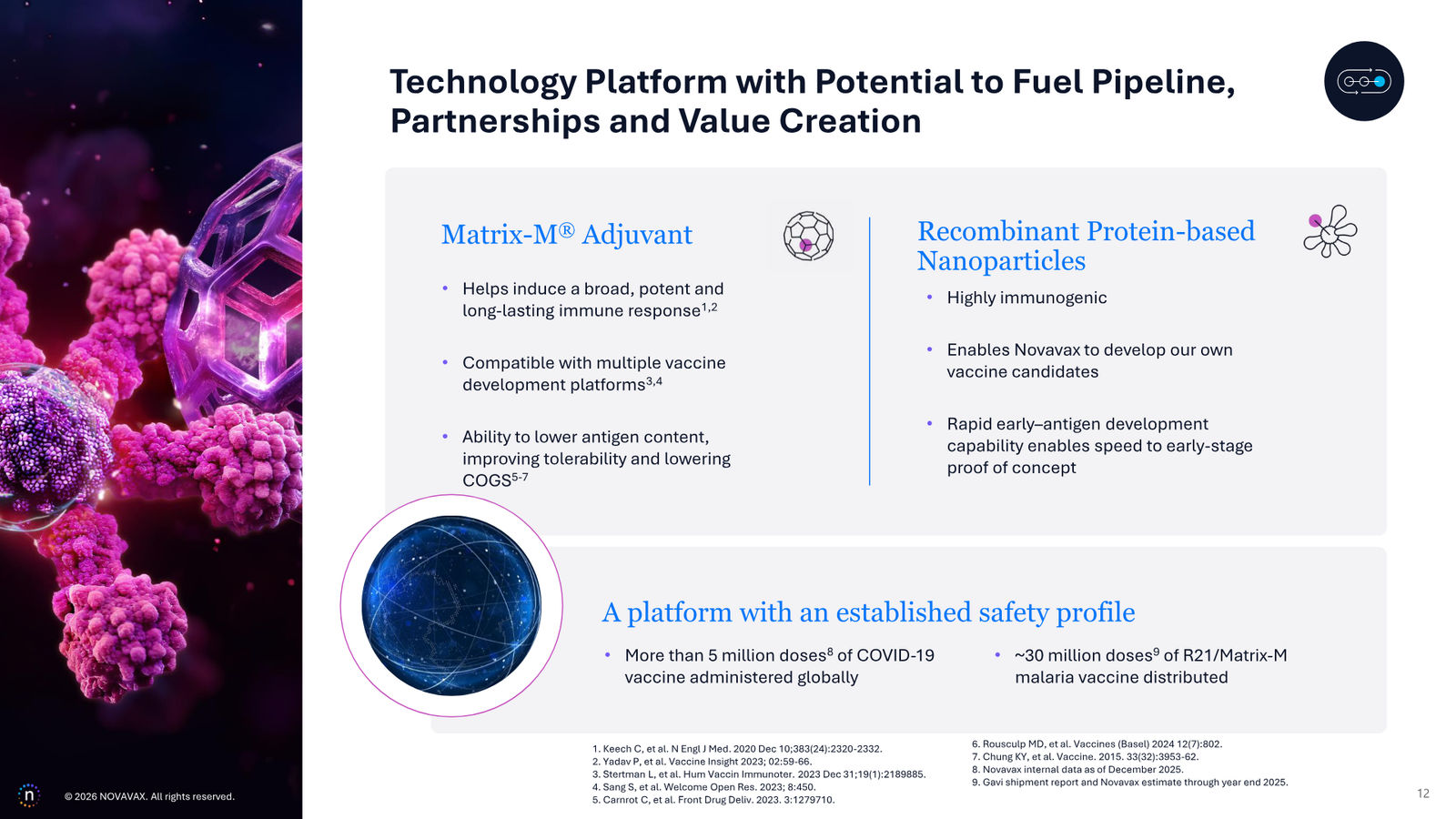 Novavax Corporate Presentation — March 2026 — slide 12 of 27