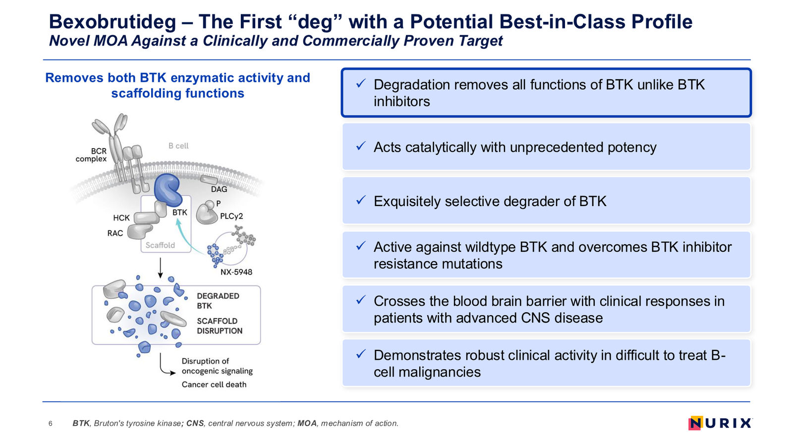 Nurix Therapeutics Investor Presentation April 2026 — slide 6 of 77