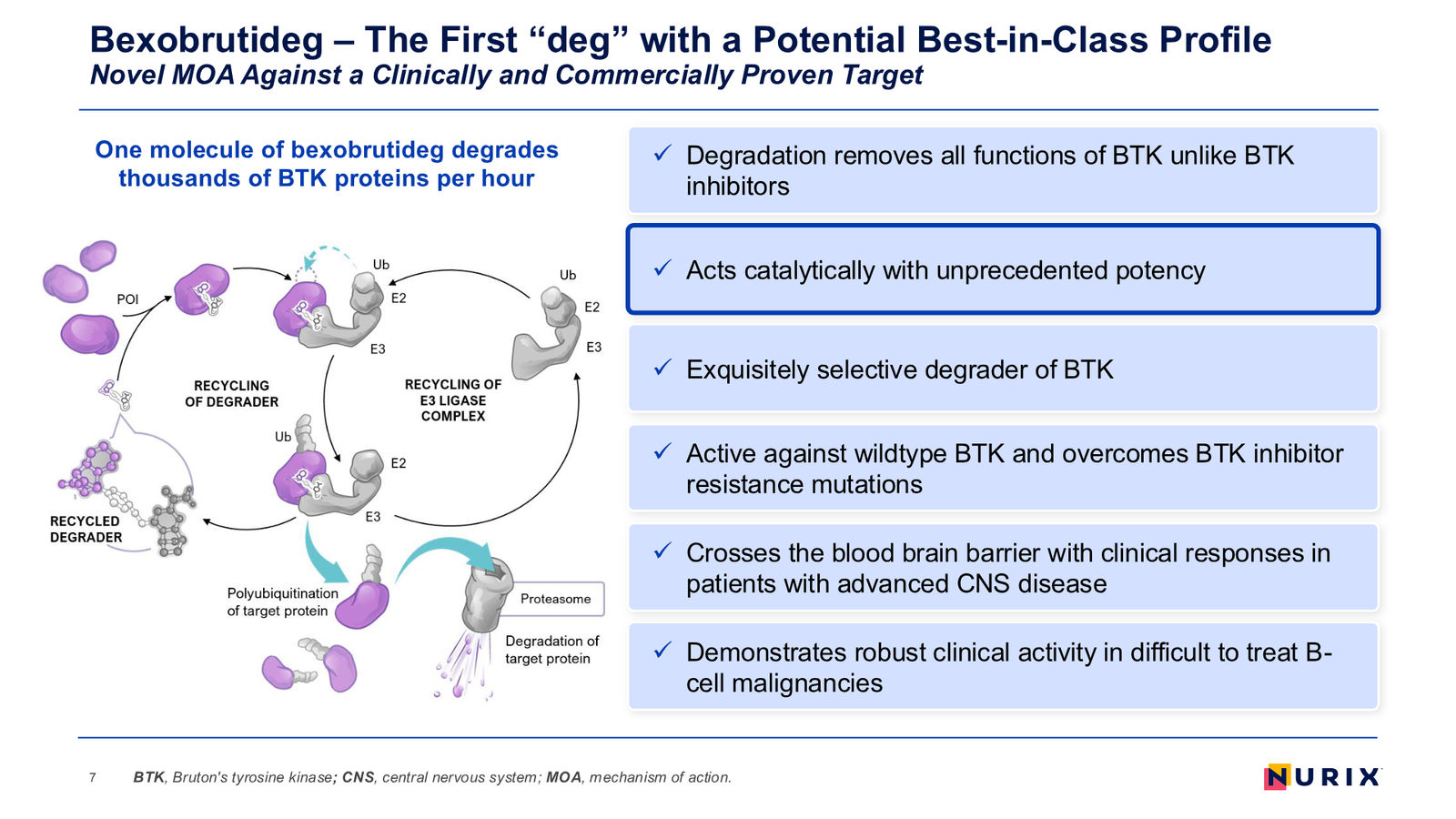 Nurix Therapeutics Investor Presentation April 2026 — slide 7 of 77