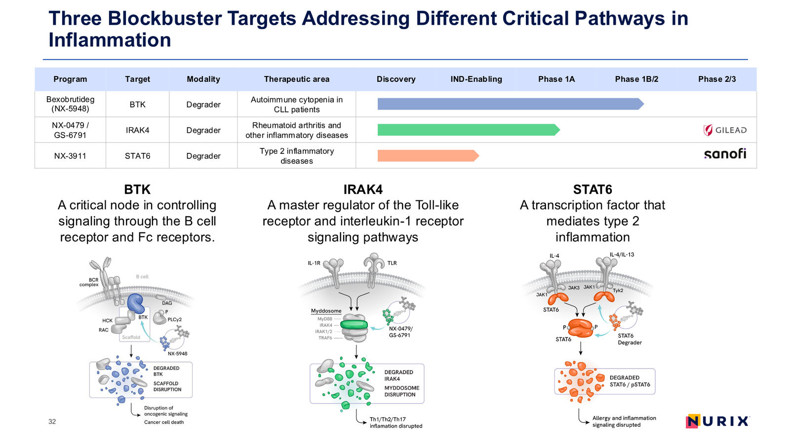 Nurix Therapeutics Investor Presentation April 2026 — slide 32 of 77