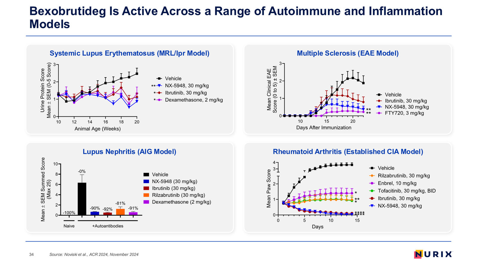 Nurix Therapeutics Investor Presentation April 2026 — slide 34 of 77