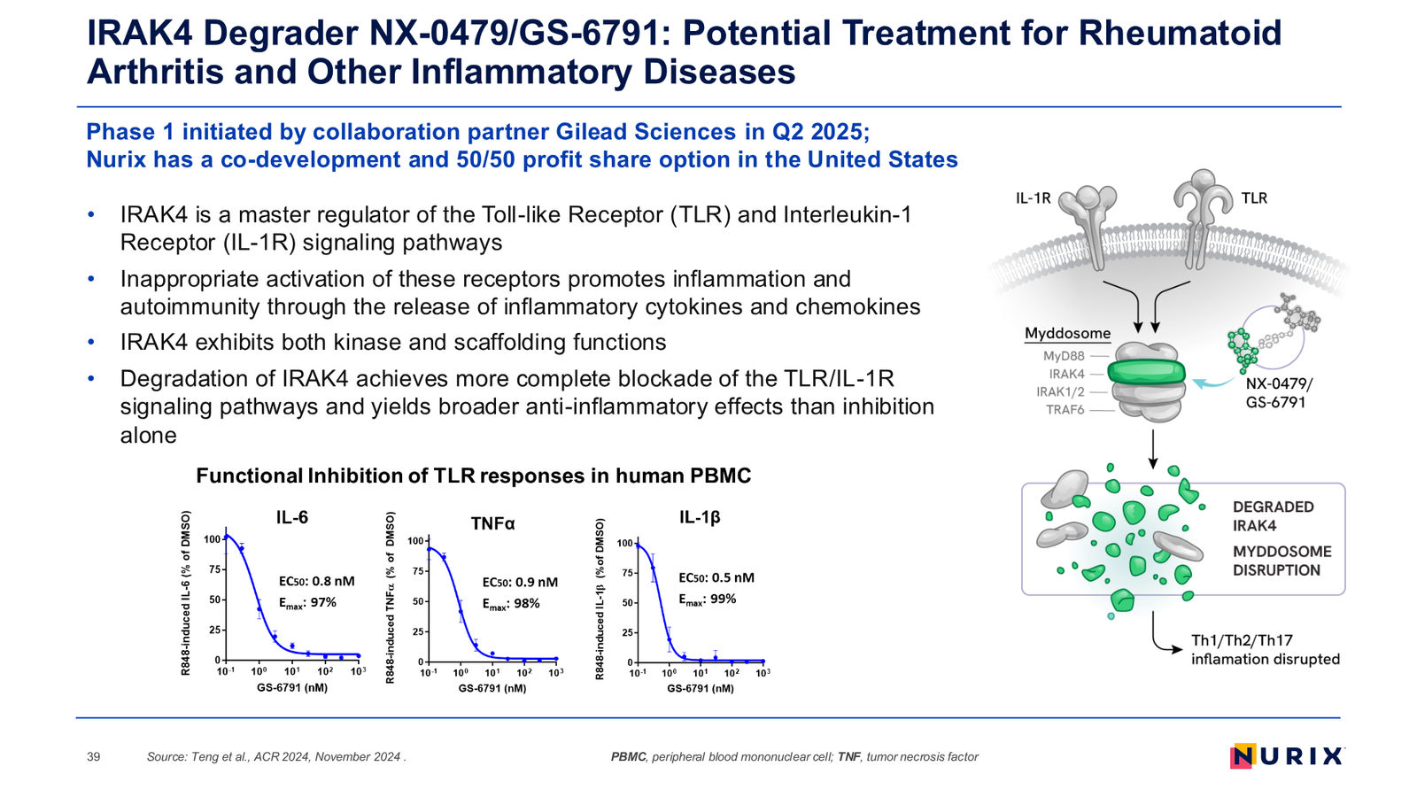 Nurix Therapeutics Investor Presentation April 2026 — slide 39 of 77